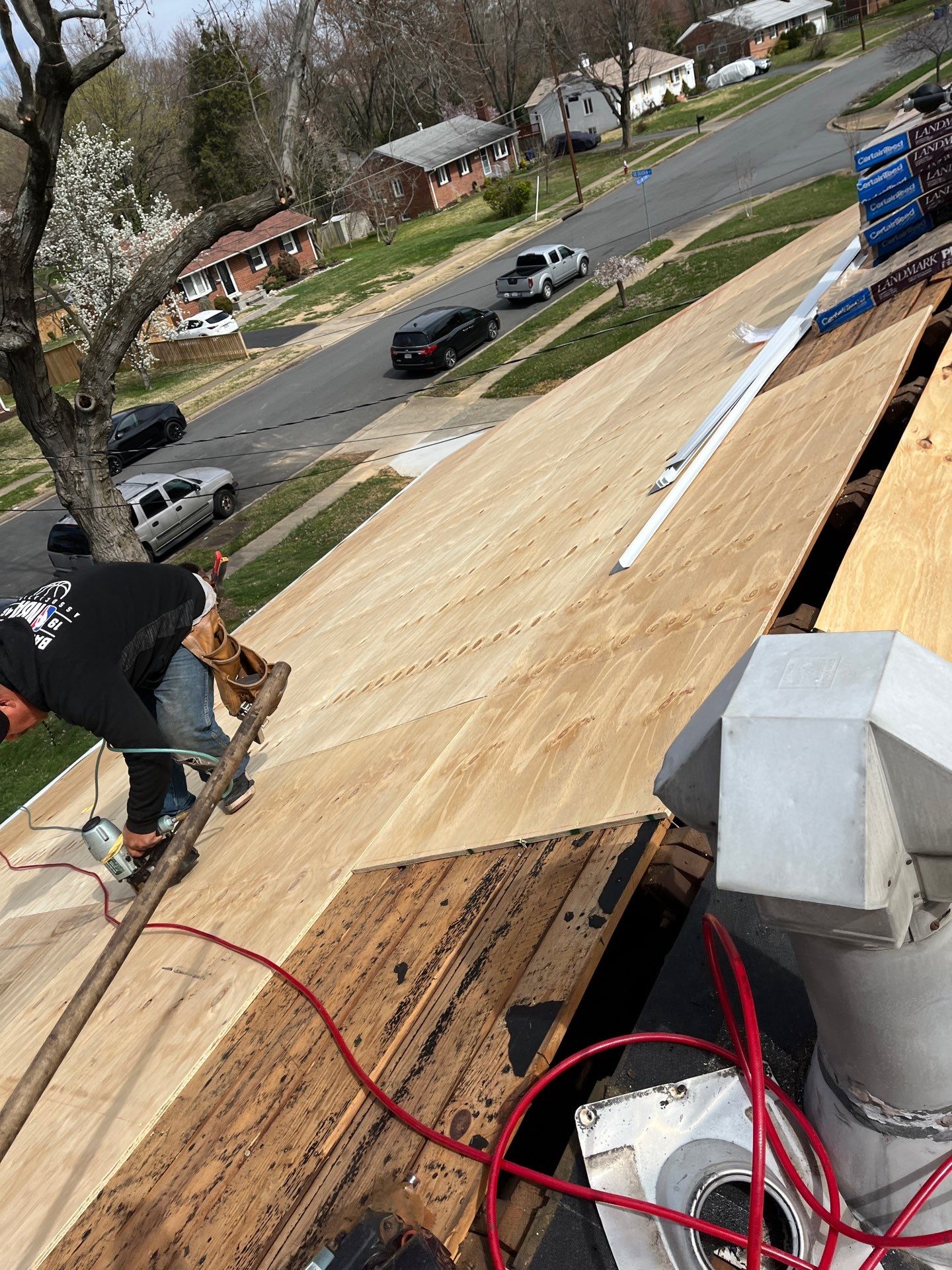 Alexandria CertainTeed Landmark Pro Roof in Max Def Charcoal Black by RM Banning, Inc.