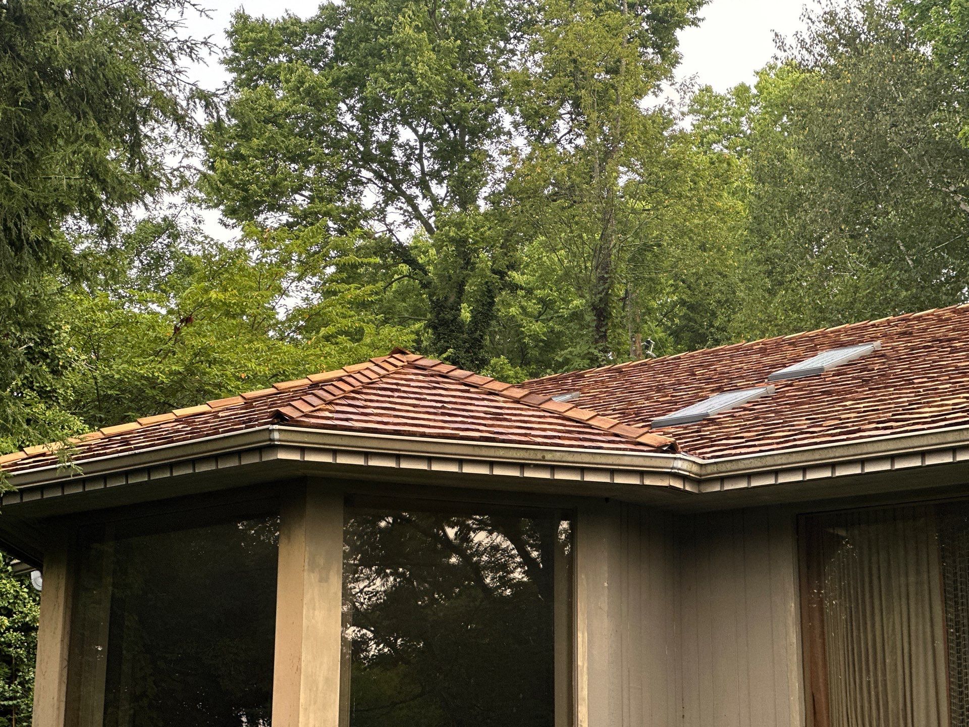 Wood Shake Roof Install by Nitro Roofing and Construction