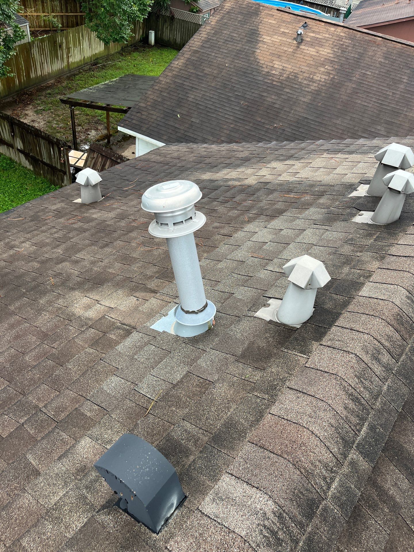 Hail Damage using Owen's Corning Duration (Lifetime) Shingles by Roof Repair Company