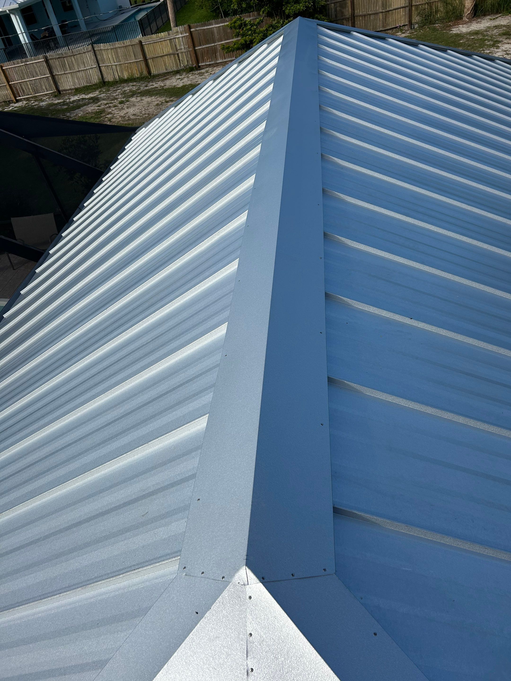 24ga 1" Nail-Strip Mill Finish by Total Roofing System The Metal Roof Experts