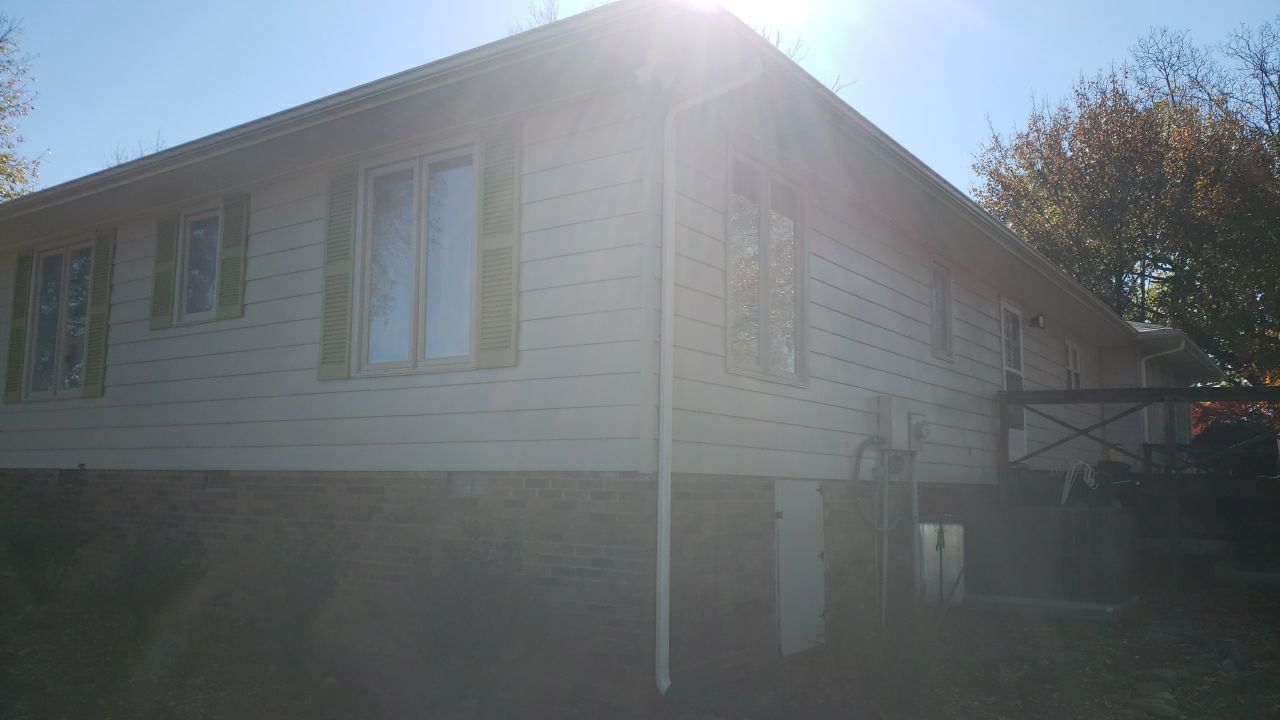 gutter cleaning and house wash and gutter guard installation by Power Wash Masters LLC