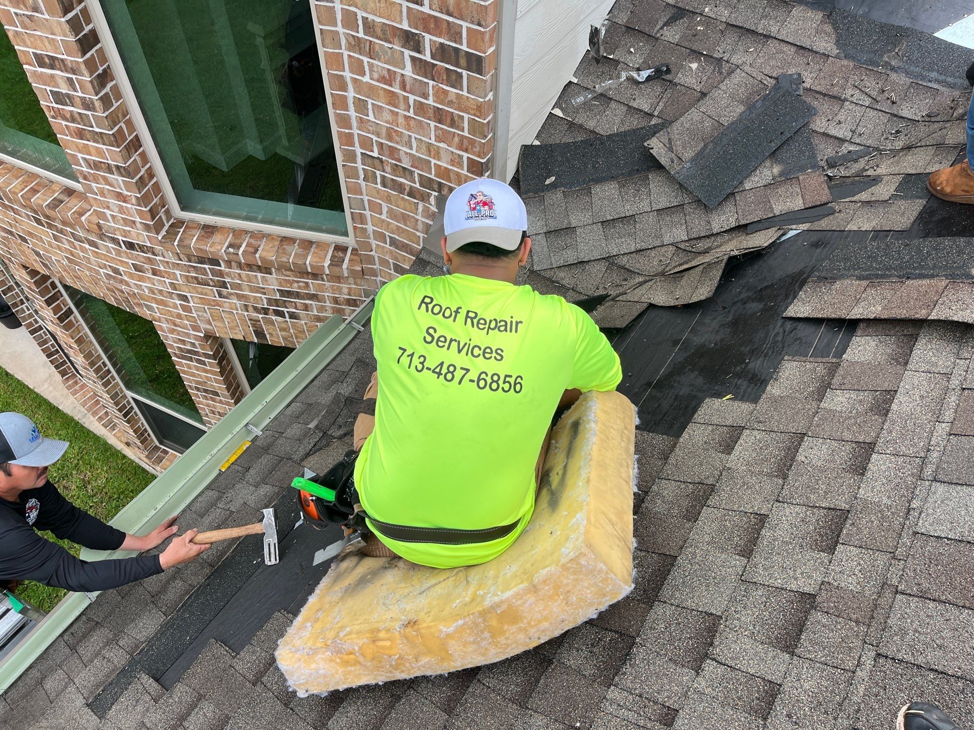 Residential Roofing Repair using Owen's Corning Duration (Lifetime) Shingles by Roof Repair Company