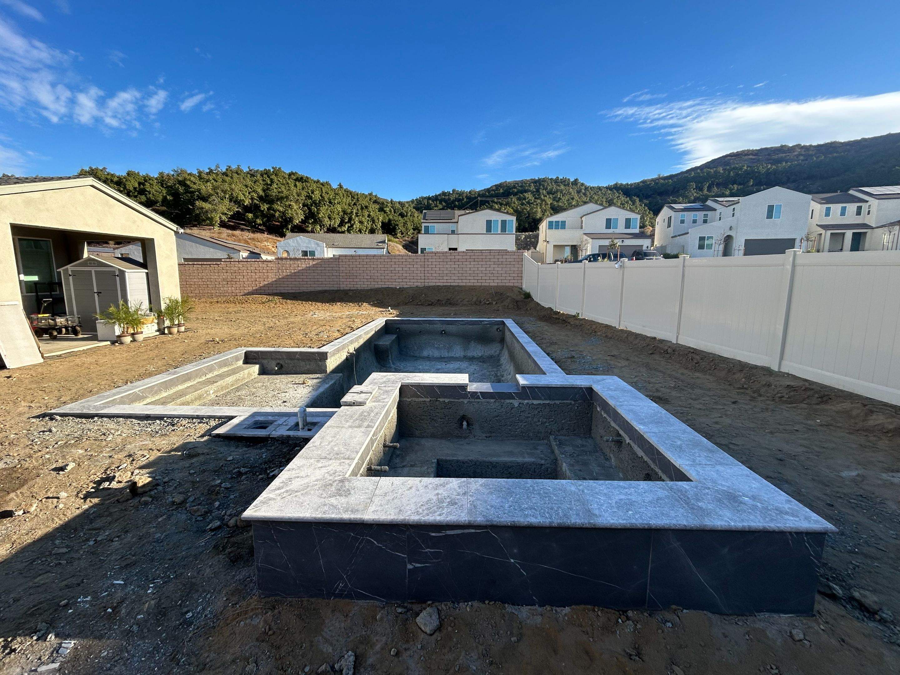 Pool and spa by Premier Pools and Spas Temecula
