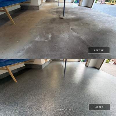 Vintage Cobalt Garage Coating
