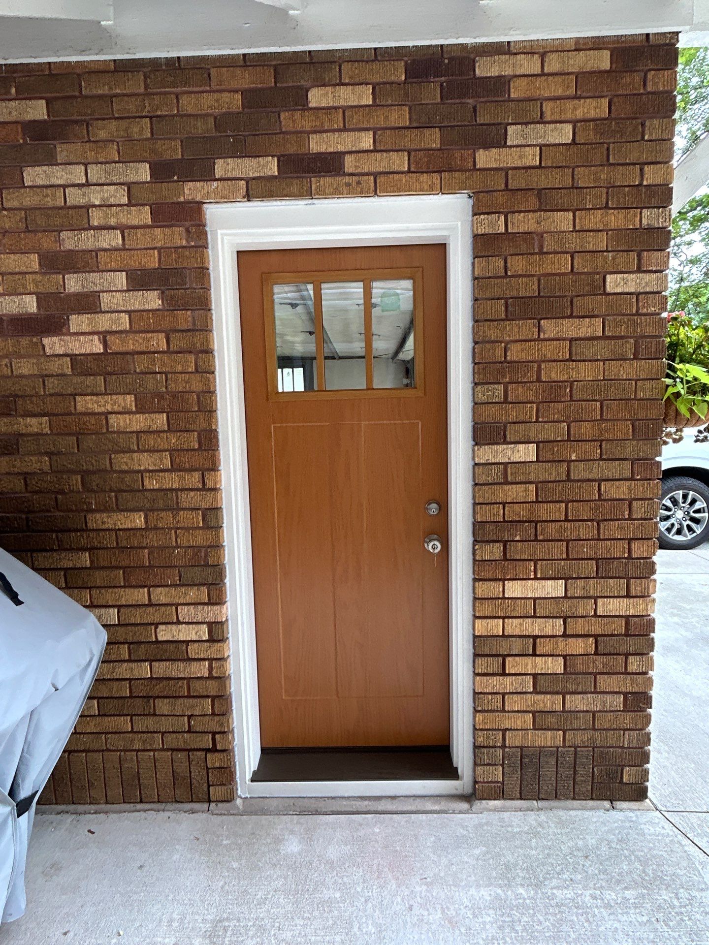 Replacing an Entry Door with a Pella Door by United Windows and Siding LLC