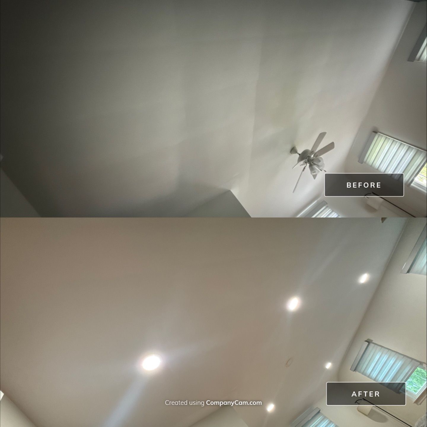 Bedroom Lighting Upgrade | Recessed lighting by Spartan Home Pros