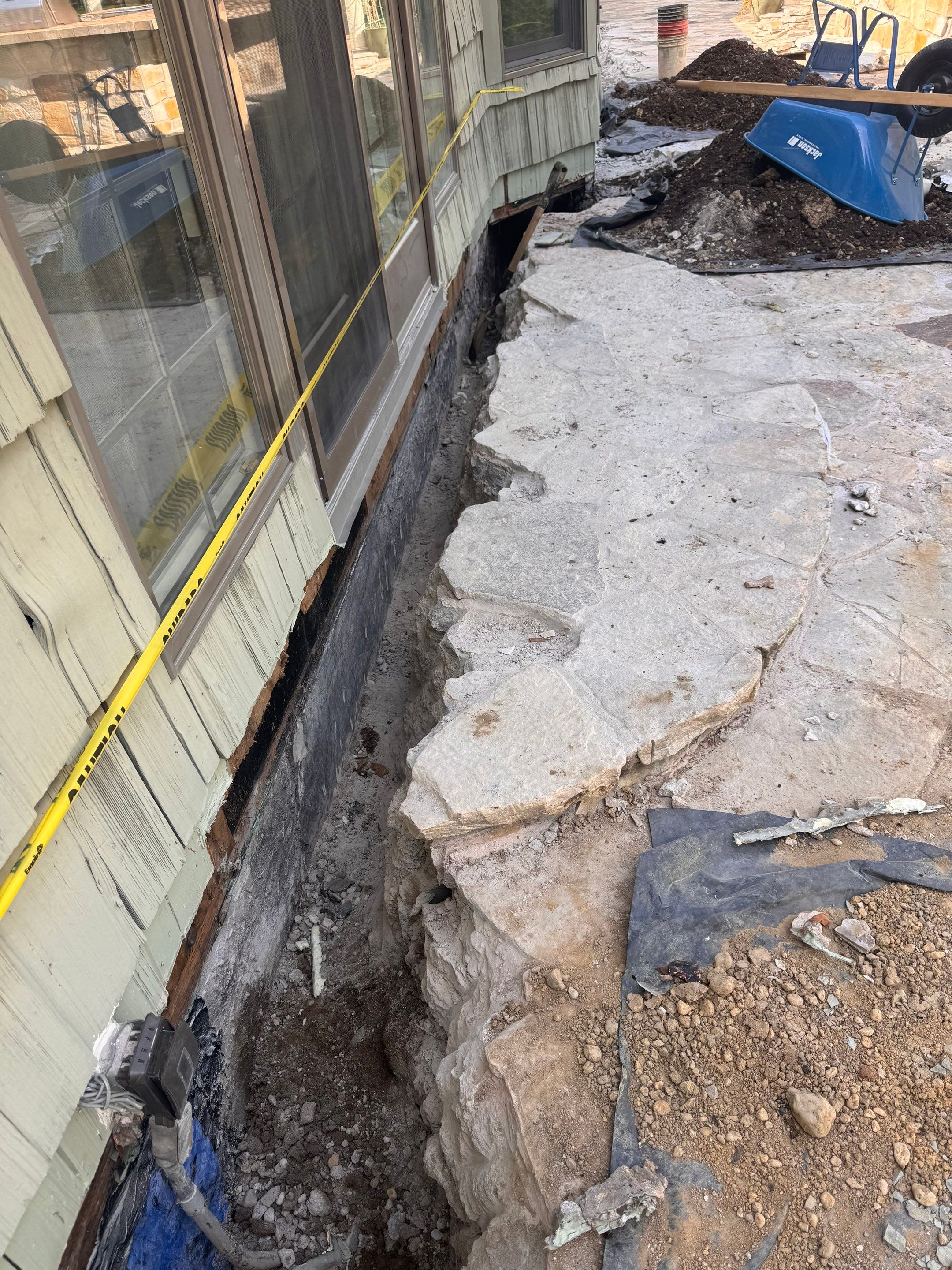 Mt. Misery Rd. Huntington, NY by A.M. Shield Waterproofing, Corp.