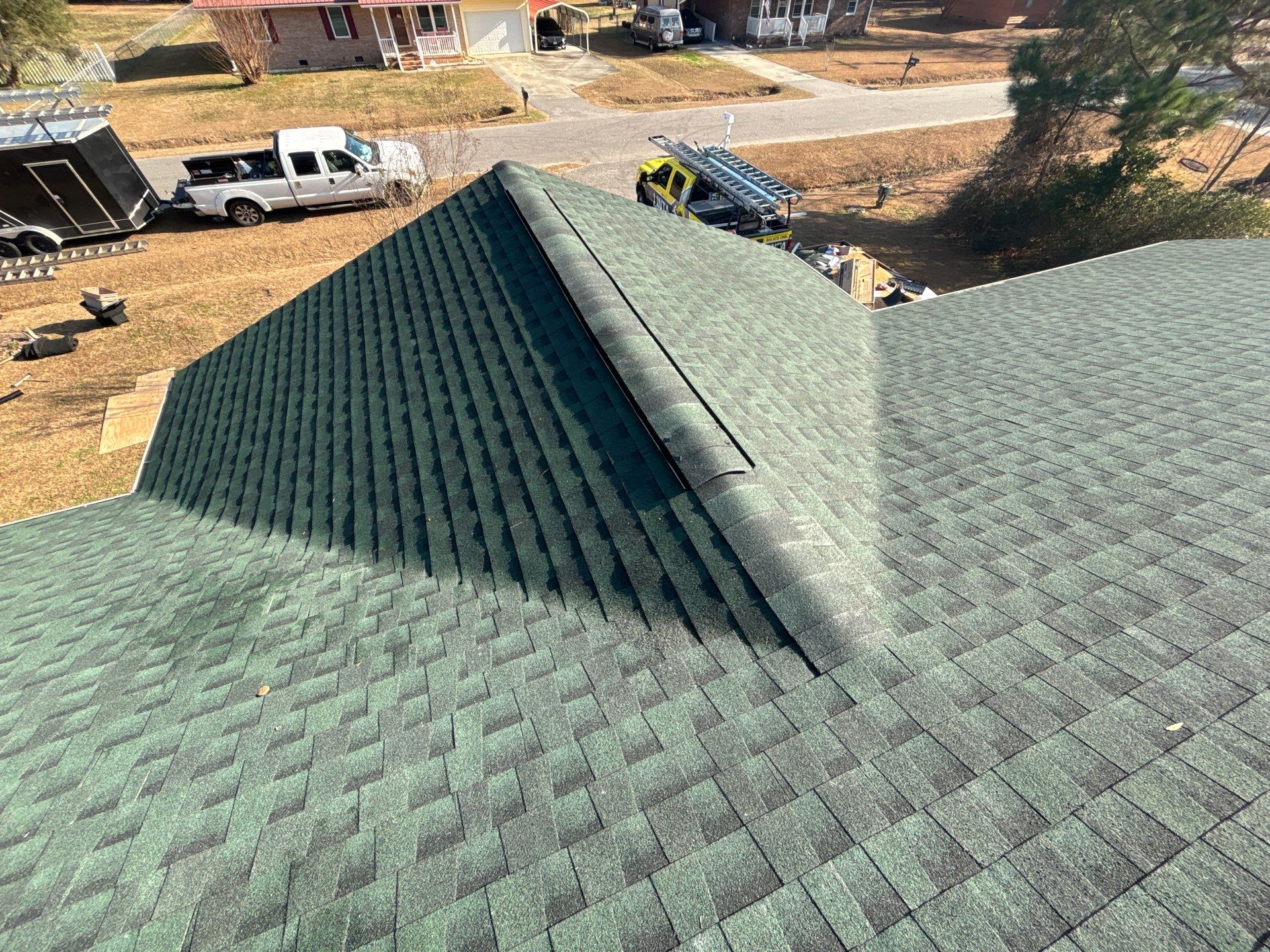 GAF HDZ - Hunter Green by Linta Roofing