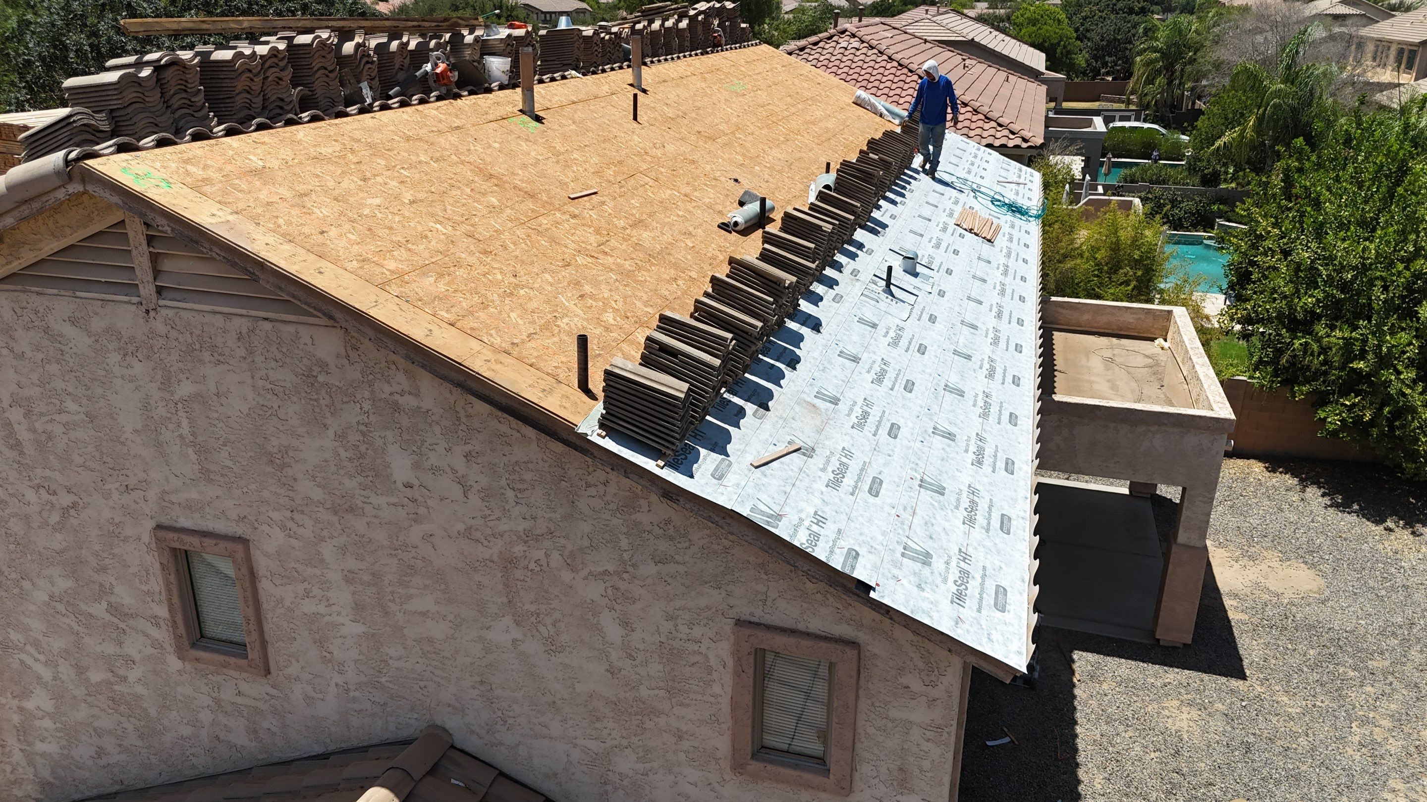 Project in Queen Creek, AZ by Saint Roofing