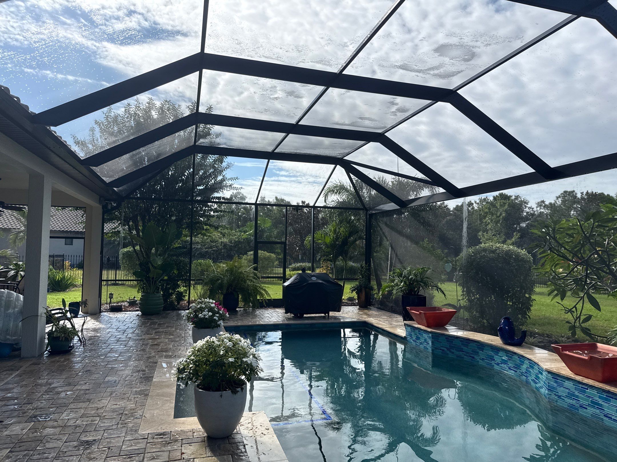 Pool Cage Cleaning | Rye Wilderness, Bradenton FL by Sunshine AquaWash