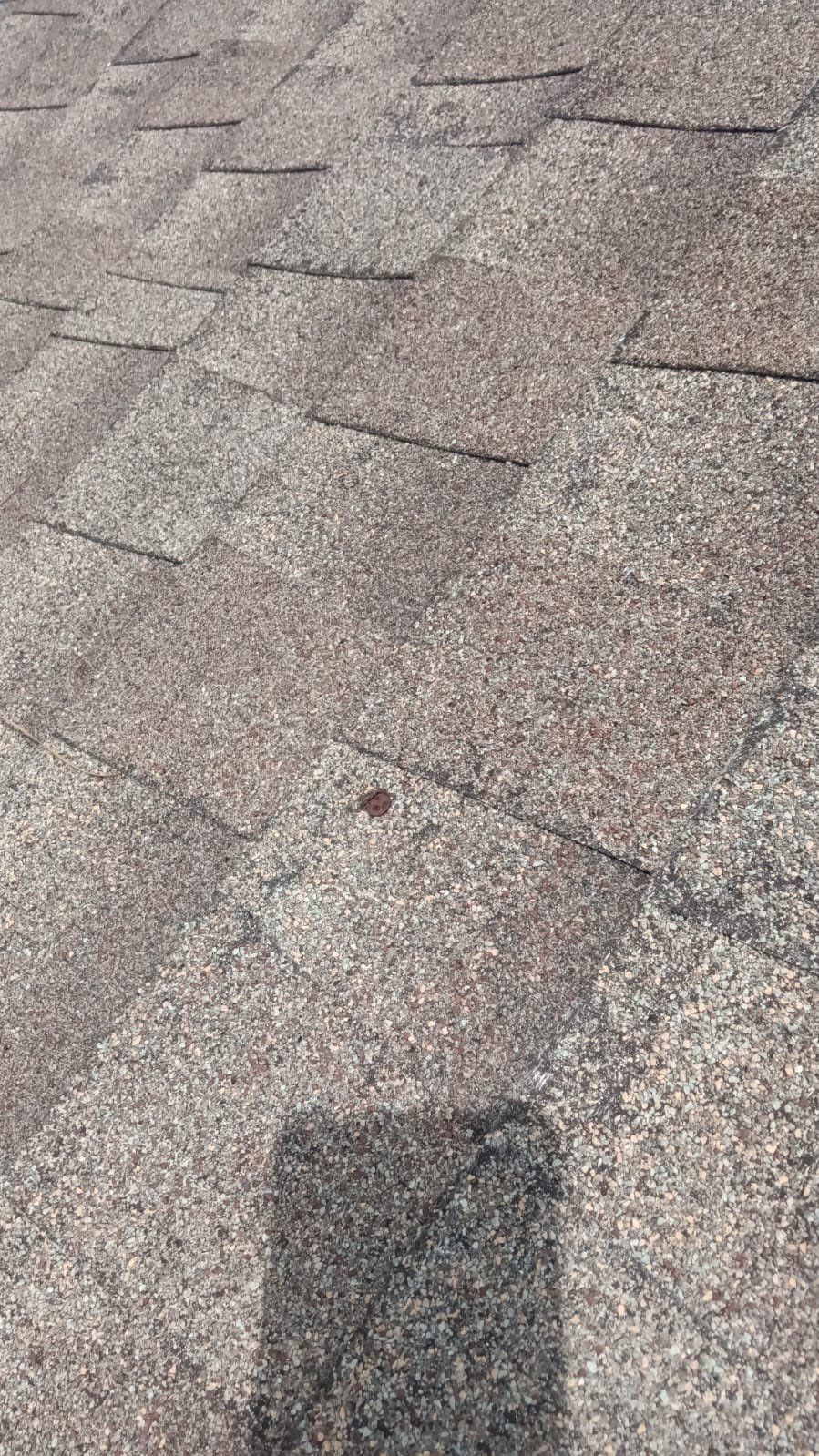 Hail Damage using Owen's Corning Duration (Lifetime) Shingles by Roof Repair Company