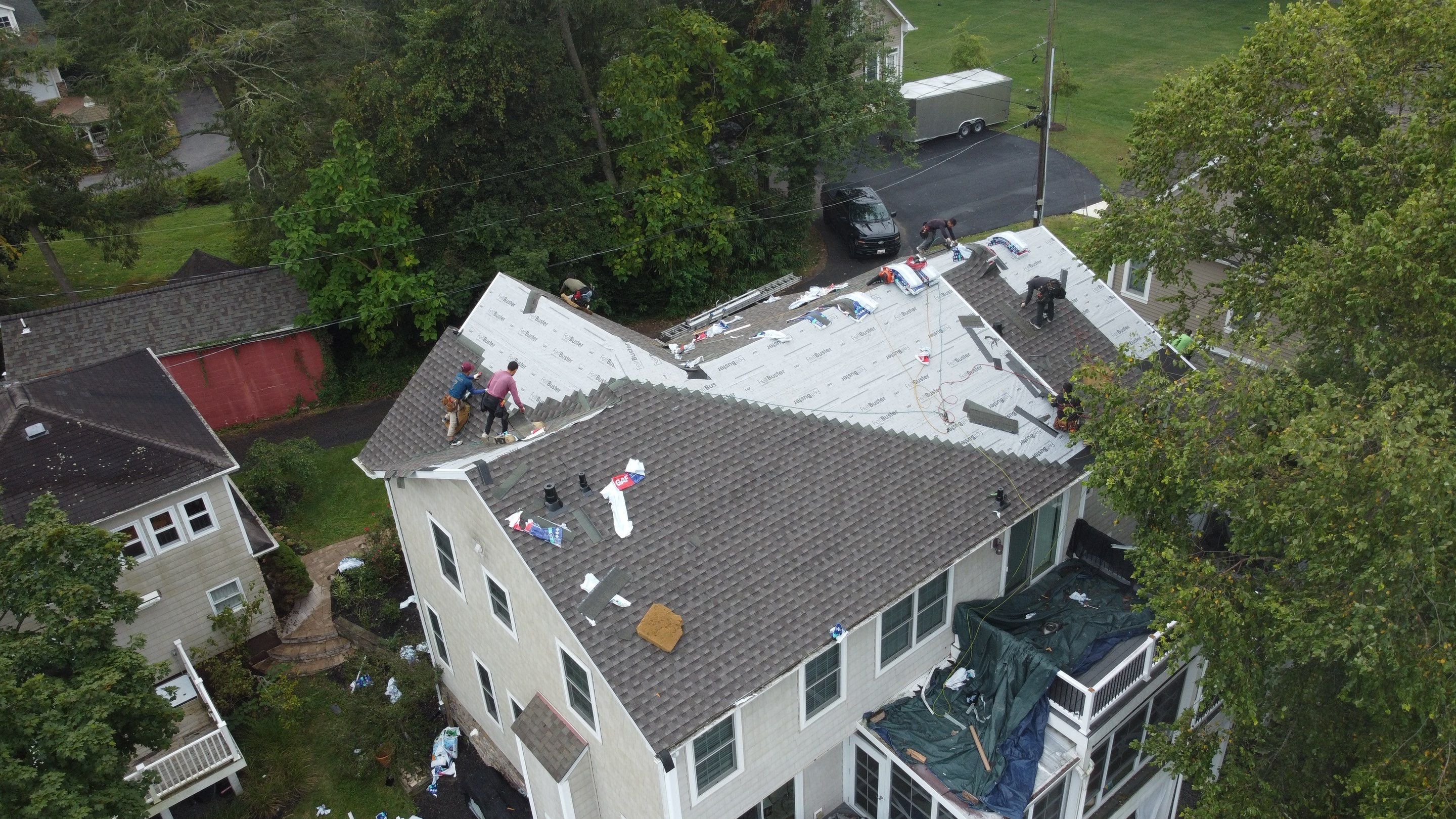 Residential Roofing Installation using GAF Timberline HDZ by Matter Roofing & Construction