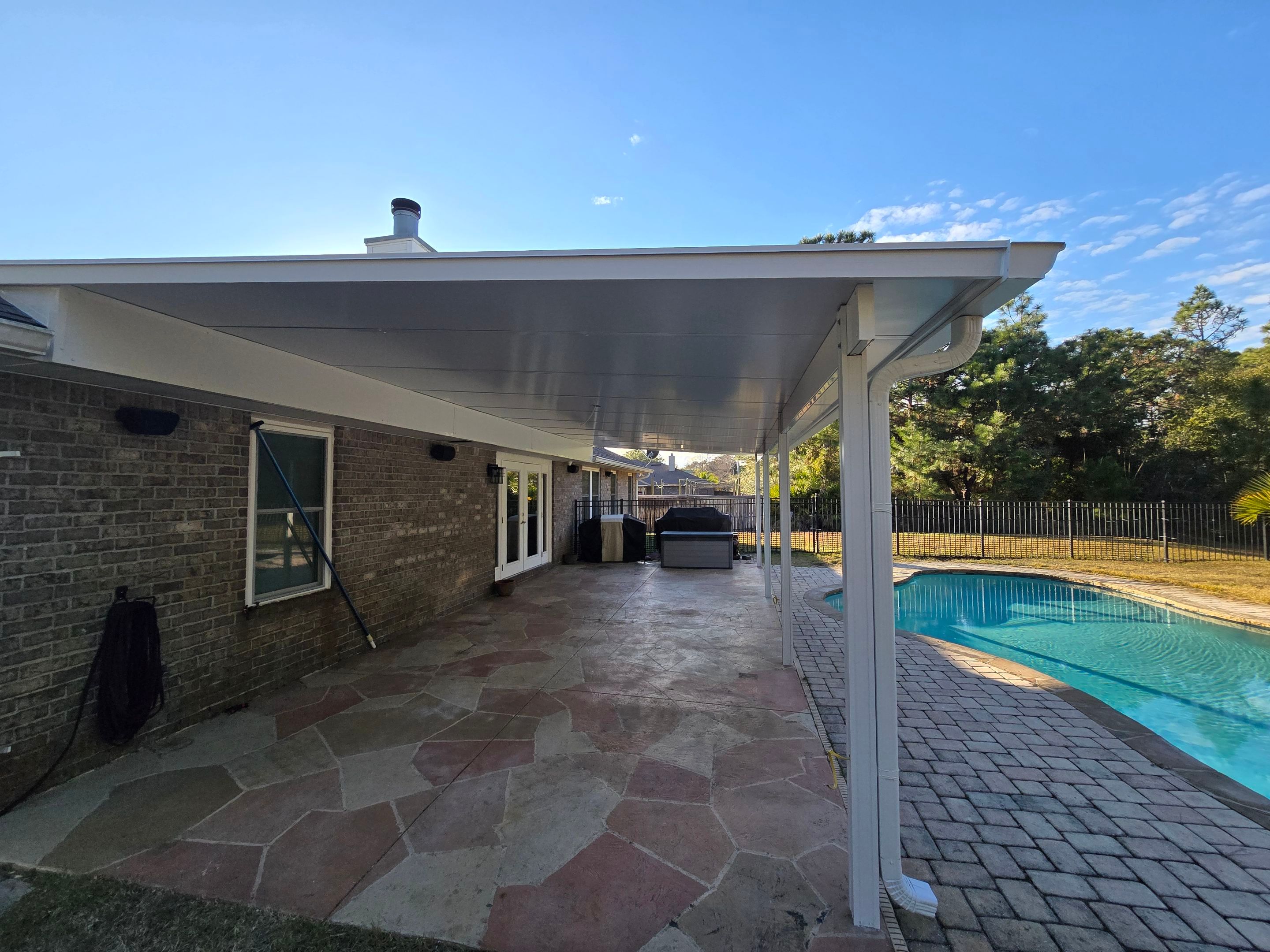 Navarre Poolside Patio Cover by Titan Sunrooms