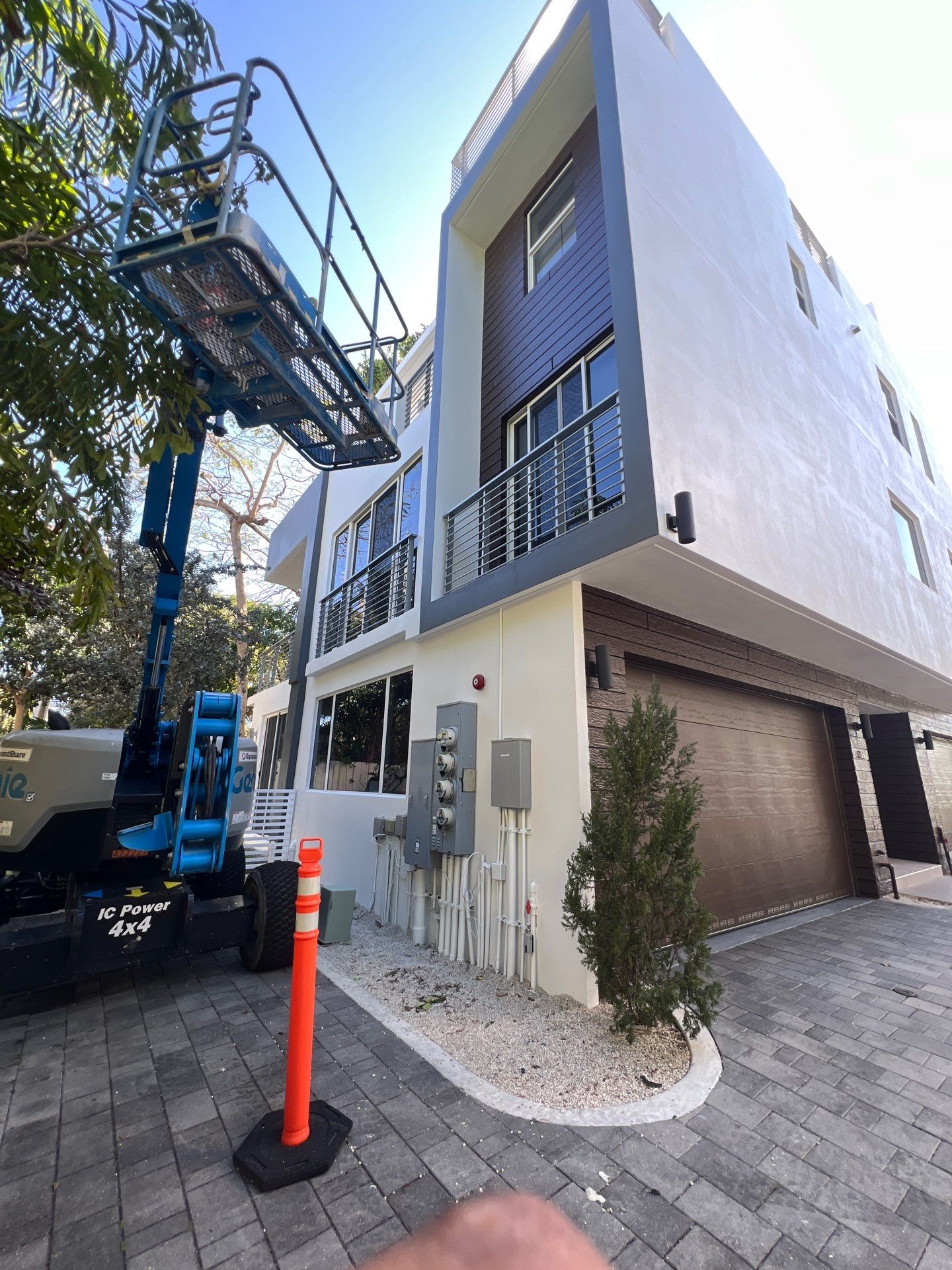 Fort Lauderdale Town Homes Exterior Painting by John “The Greek” Painting