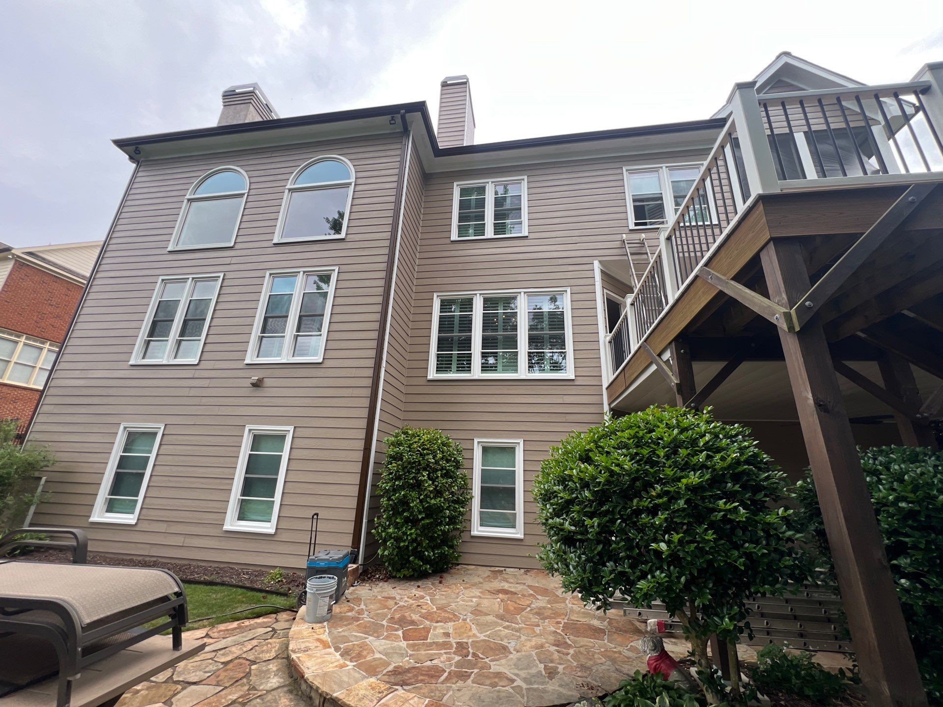Full Exterior Siding Replacement and Stone Veneer Installation in Roswell by Swift Home Renovations