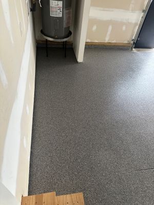 Garage Floor Coating using Briar