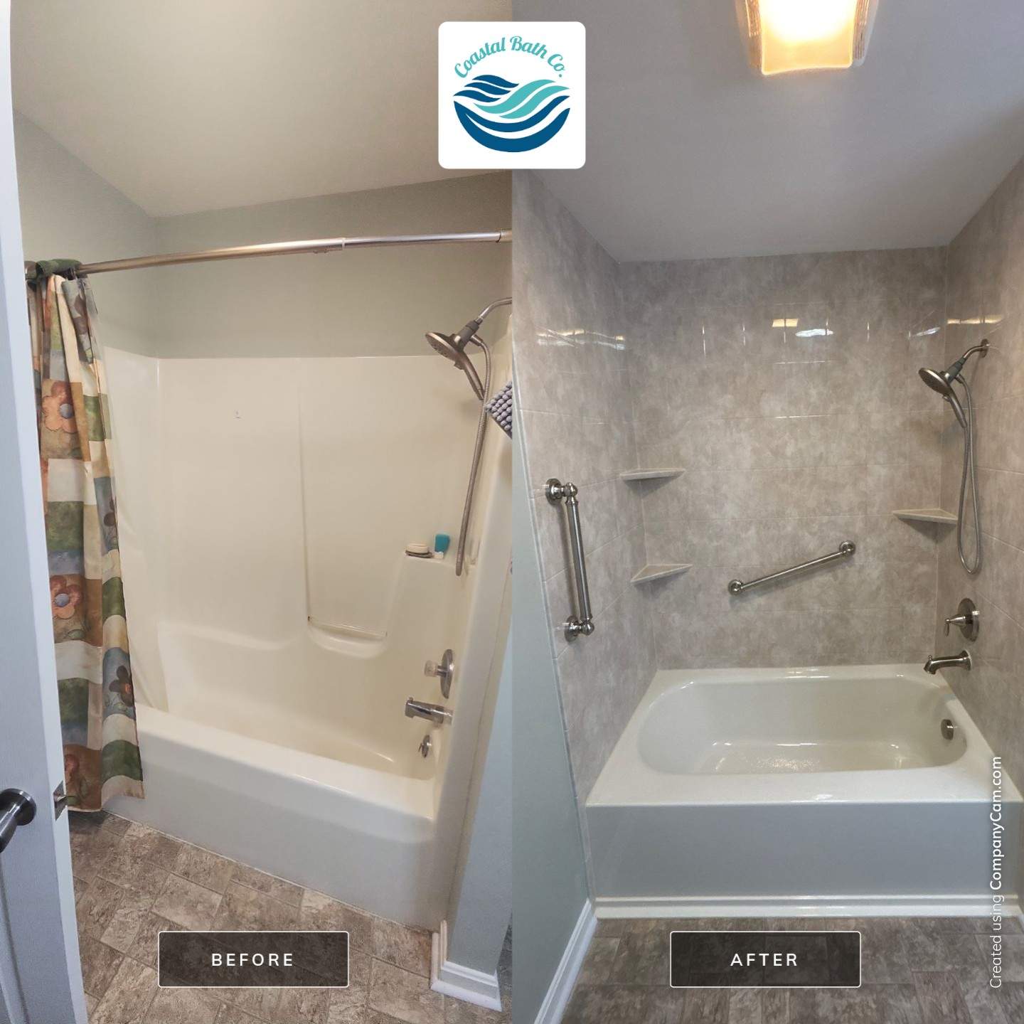 Job photos by Coastal Bath Company