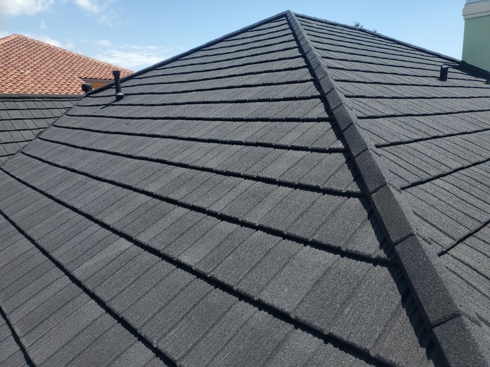 Residential Roofing Installation using Tilcor Stone Coated Steel Roofing by Lighthouse Roofing