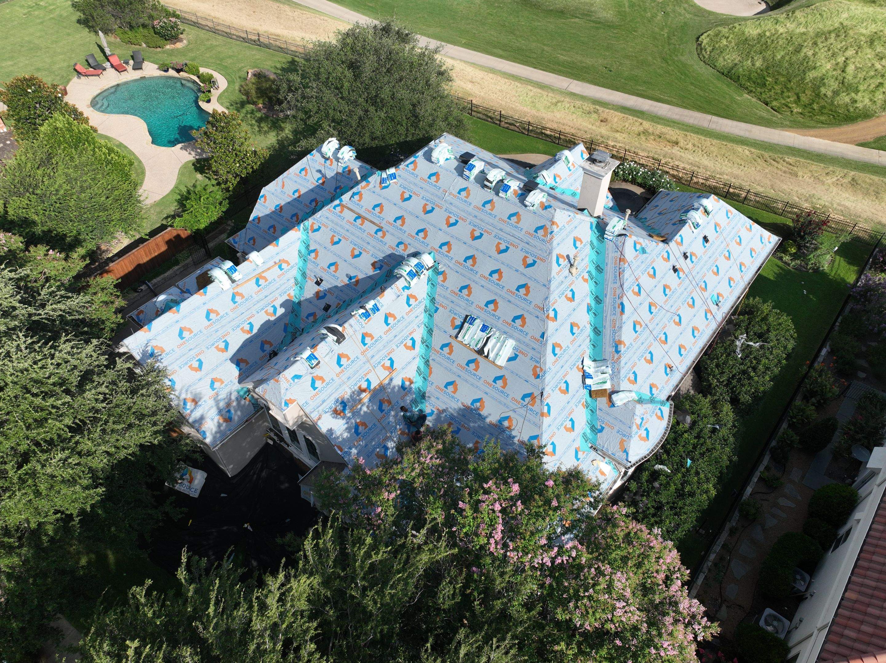 Residential Roofing Installation using Malarkey Vista Black Oak by OneSource Roofing and Restoration