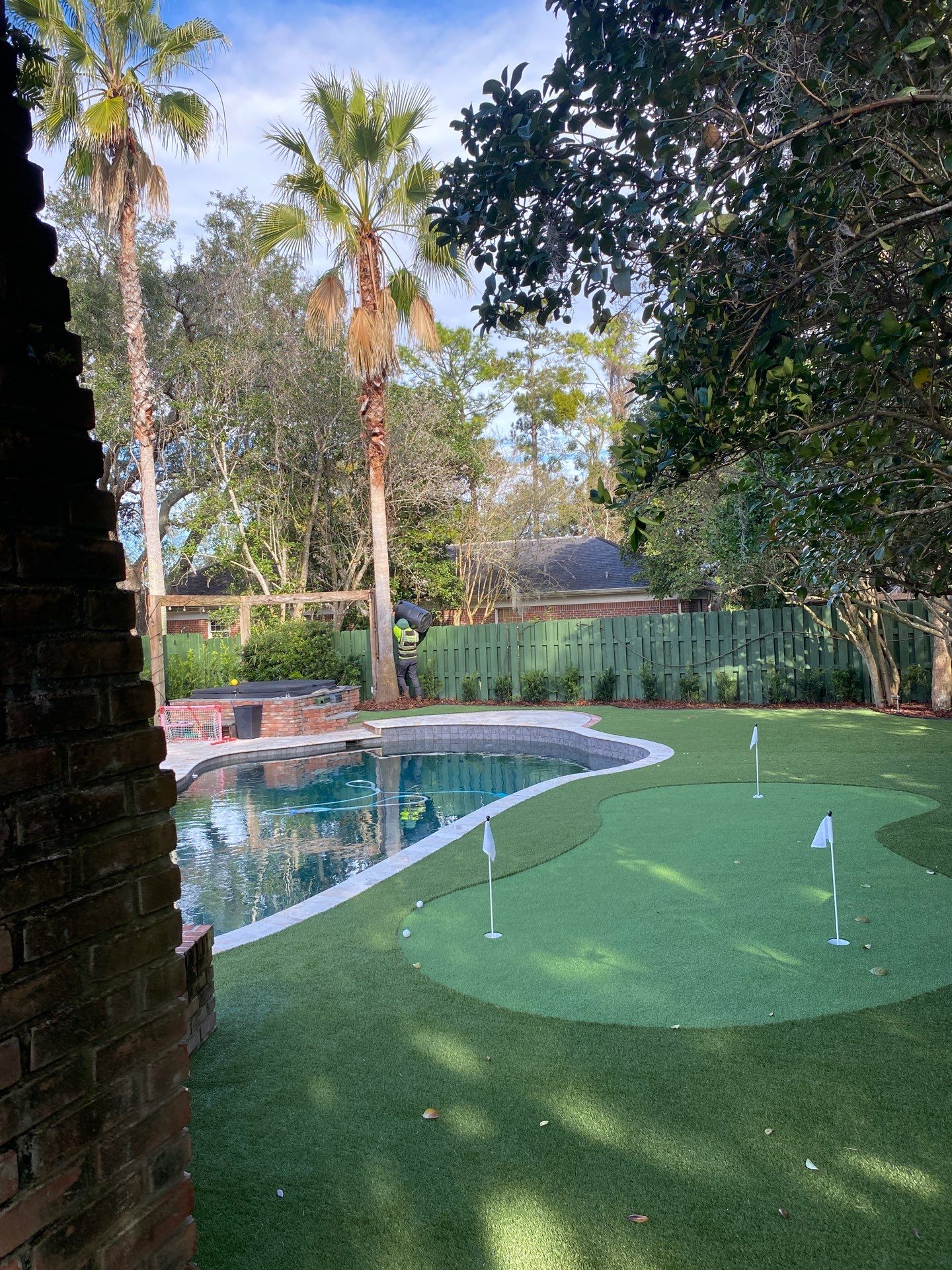 Deerwood Resident | Pine Bark Installation by ProGreen Services