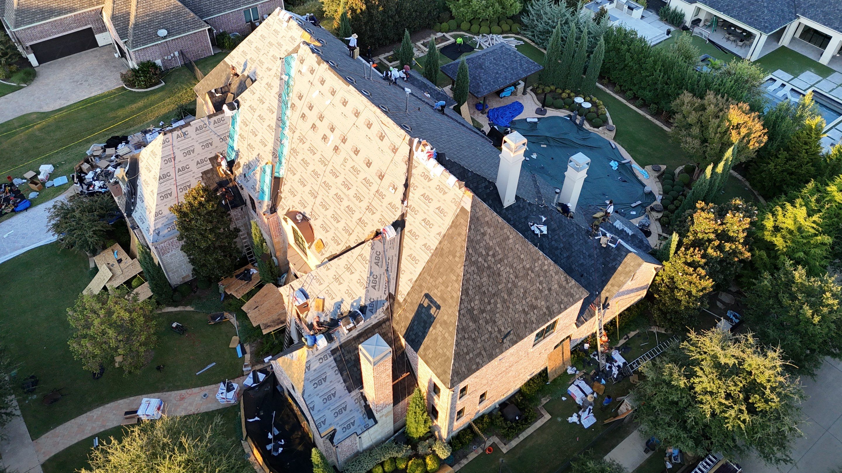 Residential Roof Replacement using CERTAINTEED BELMONT IR BLACK GRANITE by Elite Roofing LLC