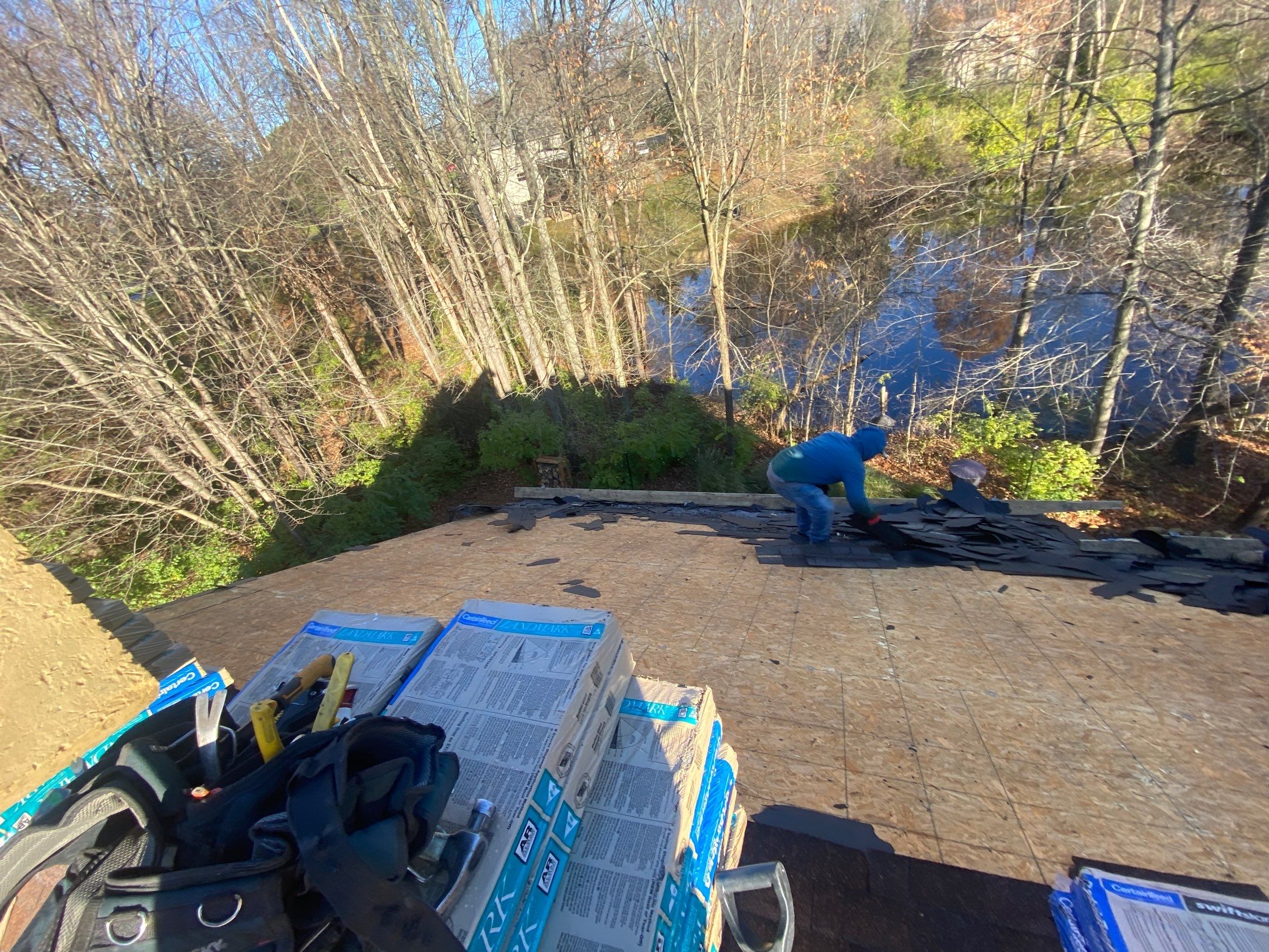 Roof Replacement using CertainTeed Landmark by 180 Contractors
