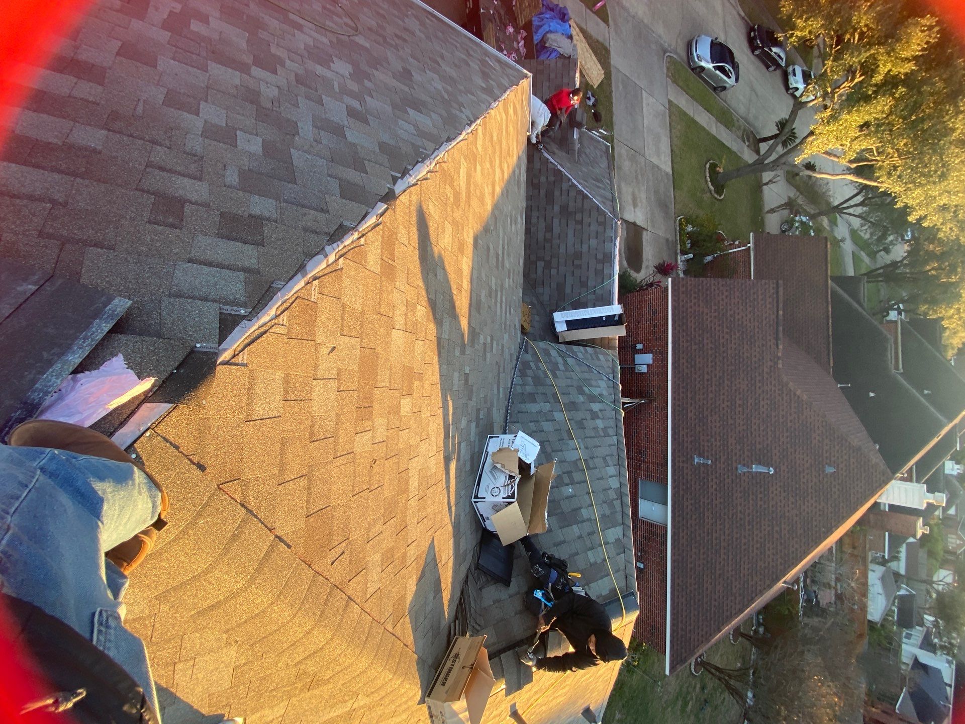 Residential Roofing Installation using Owen's Corning Duration (Lifetime) Shingles by Roof Repair Company