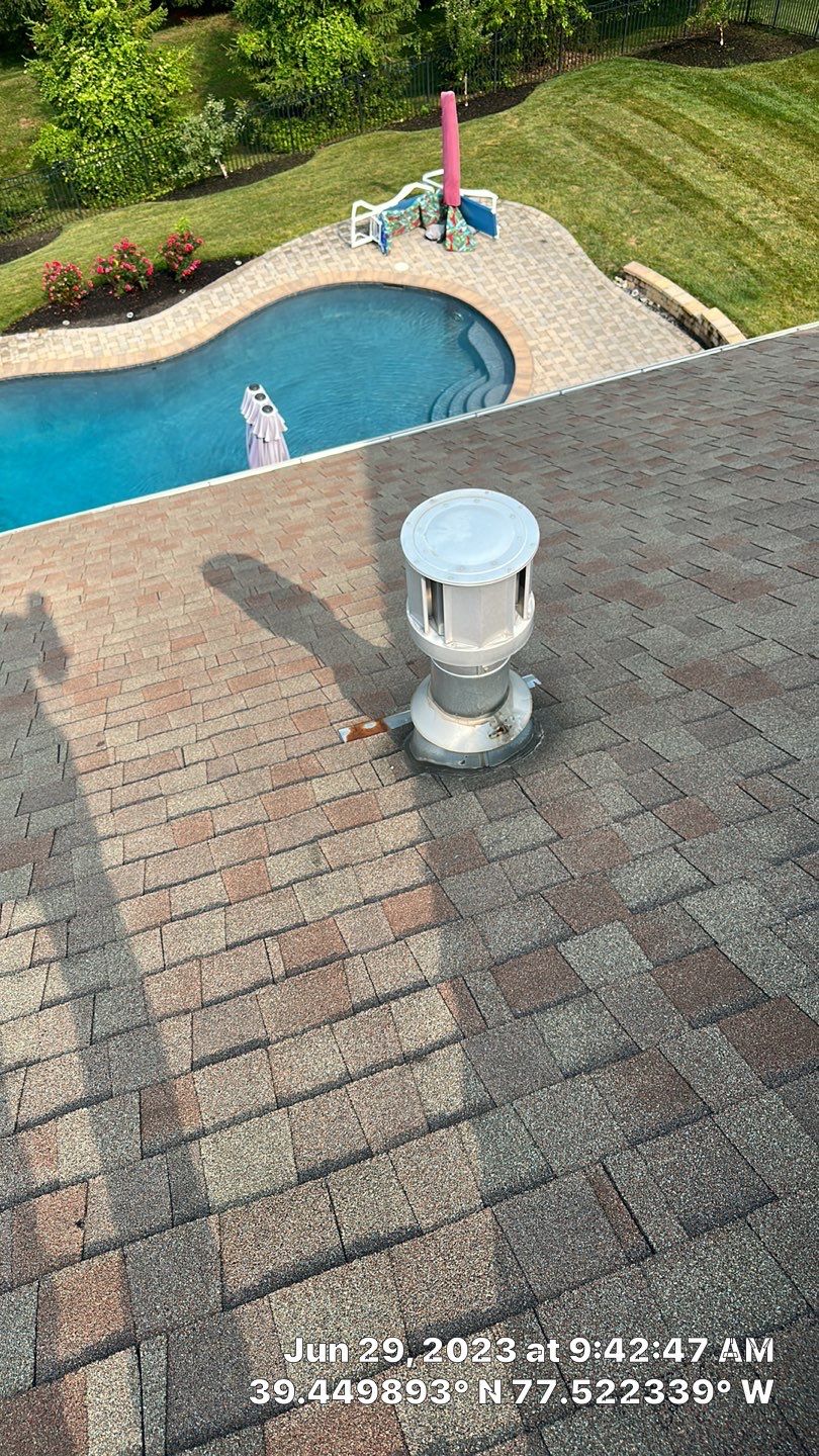 Residential Roofing Repair using CertainTeed Landmark Weathered Wood Architectural Shingles by Frederick Roof Repair