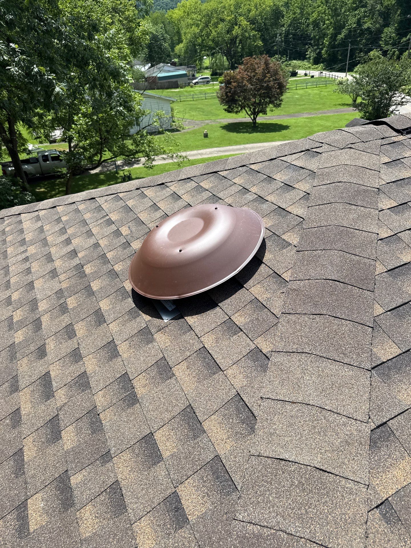 Residential Roofing Installation using GAF Timberline HDZ Barkwood by Rainstoppers Roofing