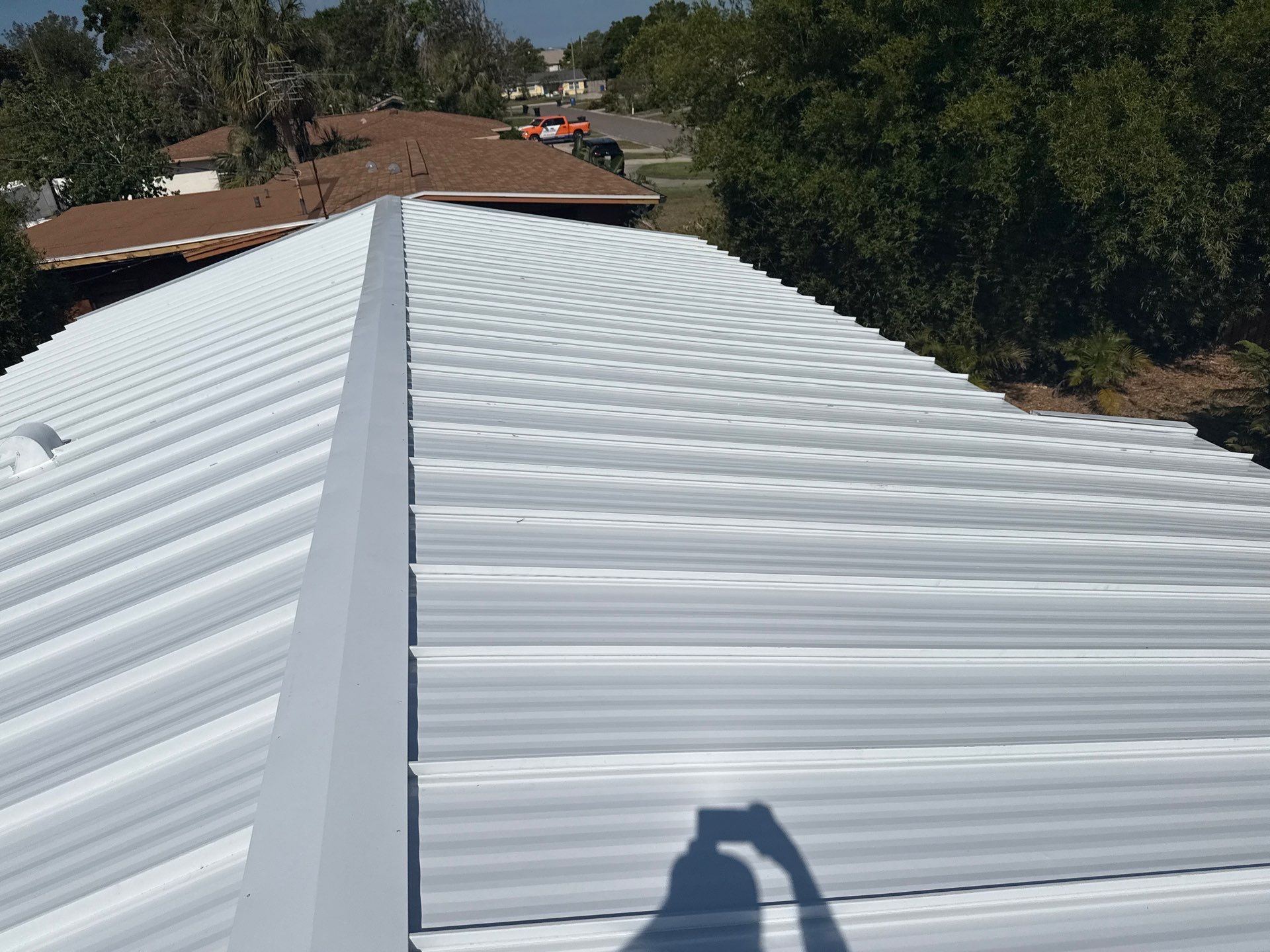 Polar White Standing Seam by Reimagine Roofing
