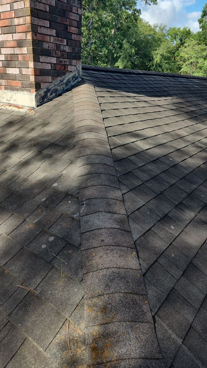 Residential Roofing Installation using Certainteed Landmark Moire Black by Galvan Roofing and Construction