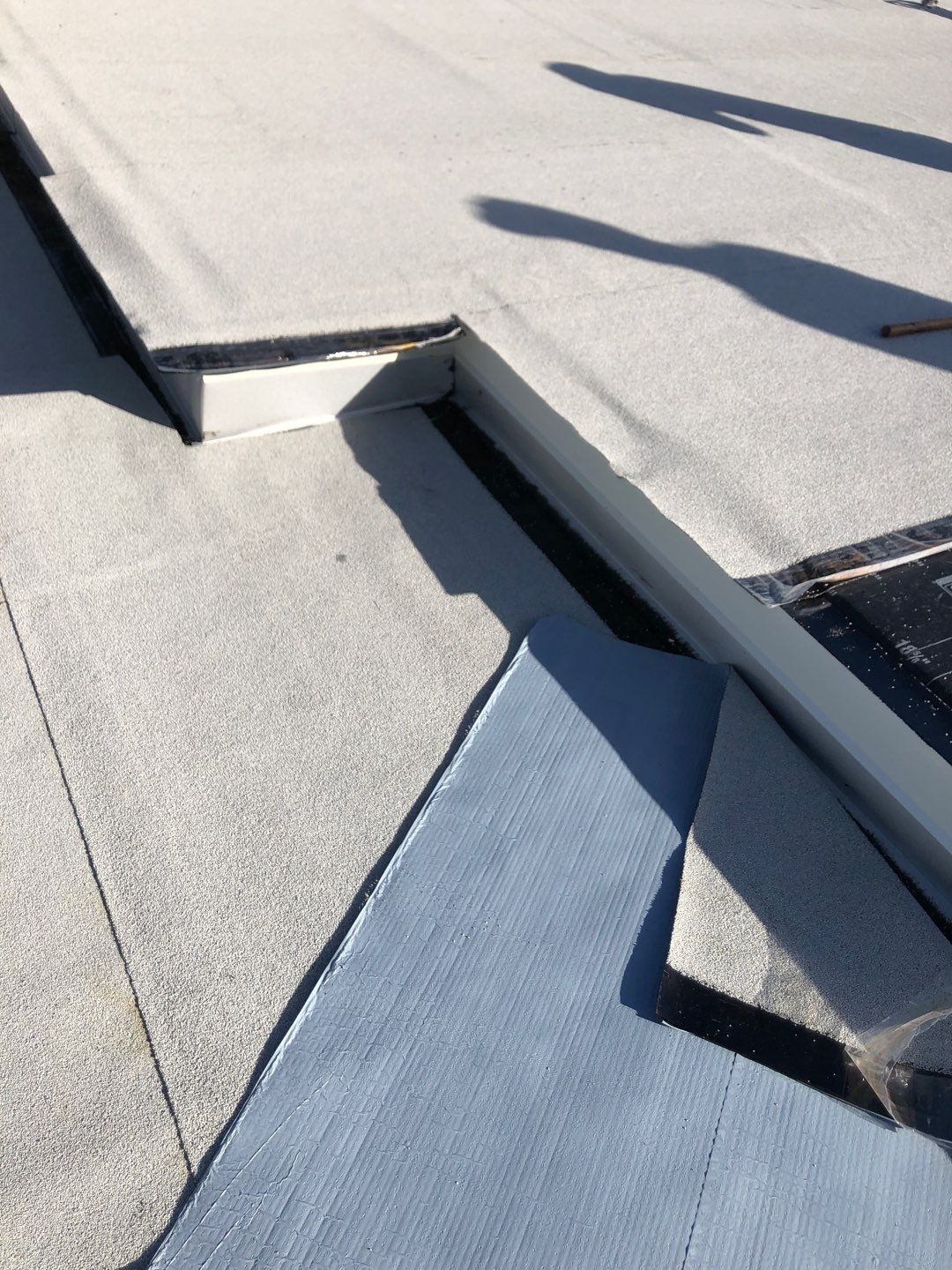 Residential Re-Roof using Polyglass Self-Adhered Flat Deck by First Due Roofing