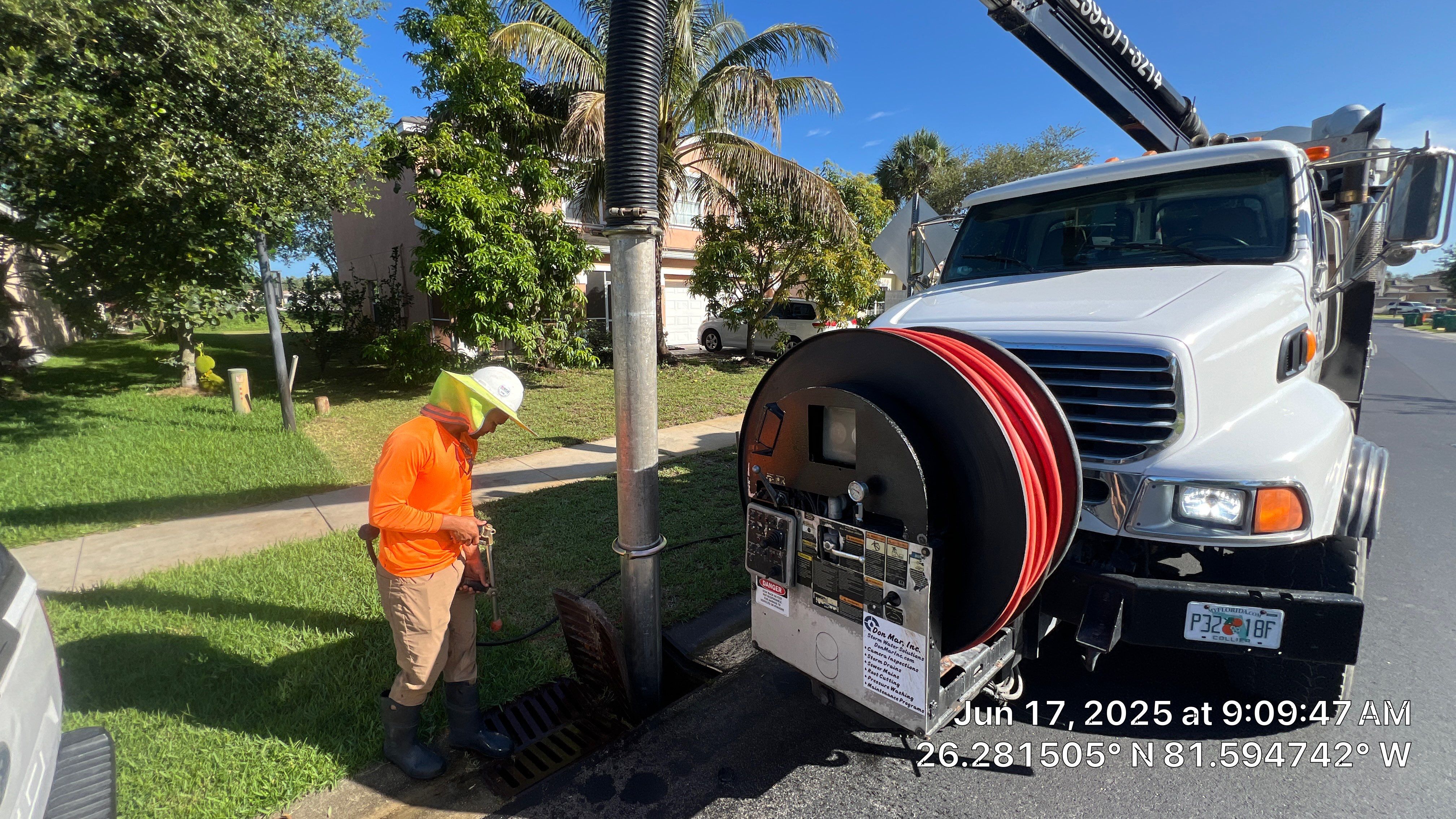 Naples Association Stormwater System Cleaning by Don Mar, Inc. Storm Water Solutions