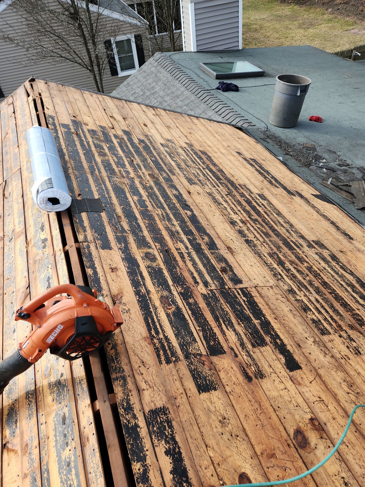 Residential Roofing Installation using Owens Corning Duration Onyx Black by A Plus Exterior