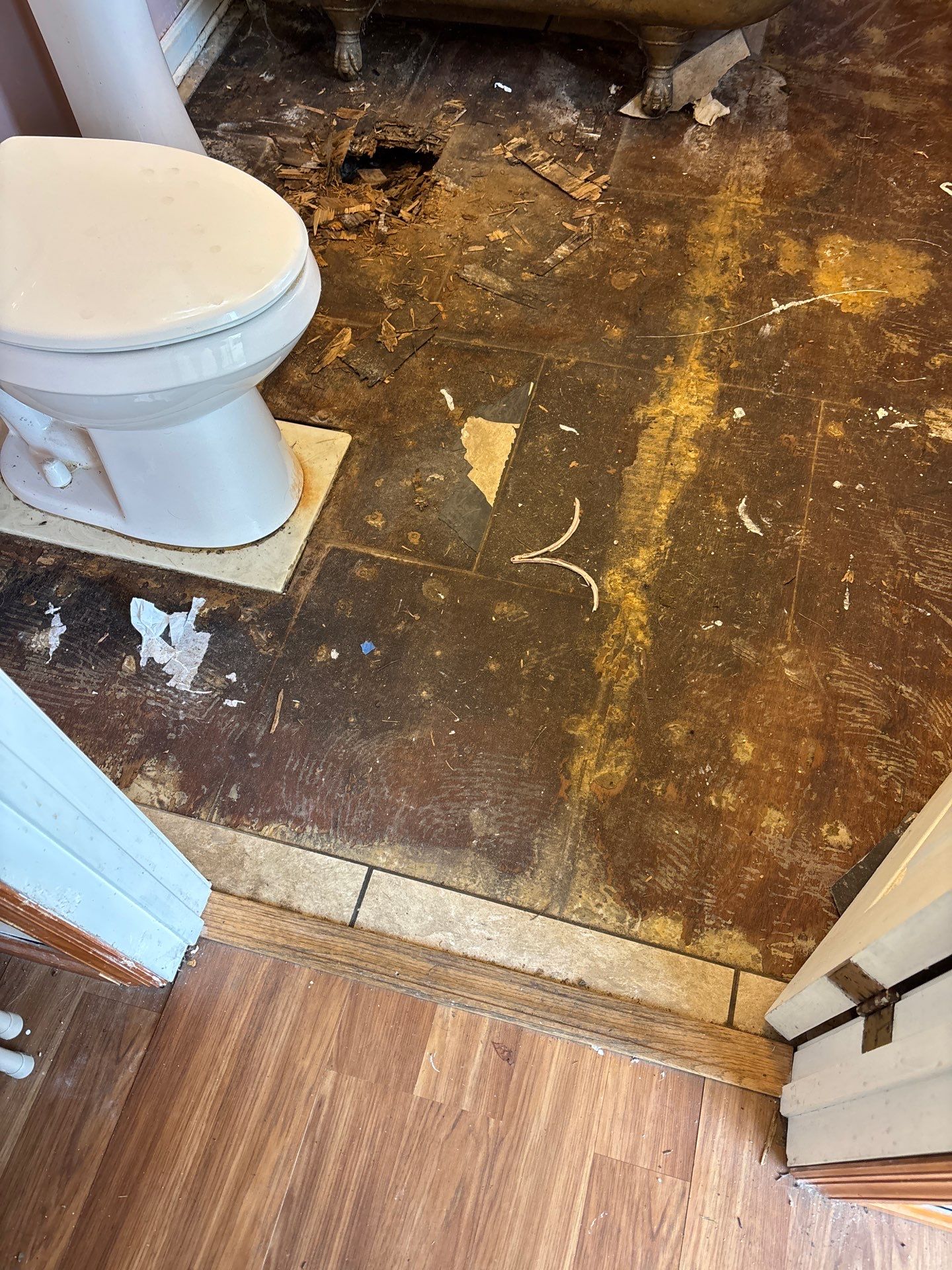 Custom Bathroom Remodel and Marble Tile Installation in Bellevue by Footprints Floors Kentucky