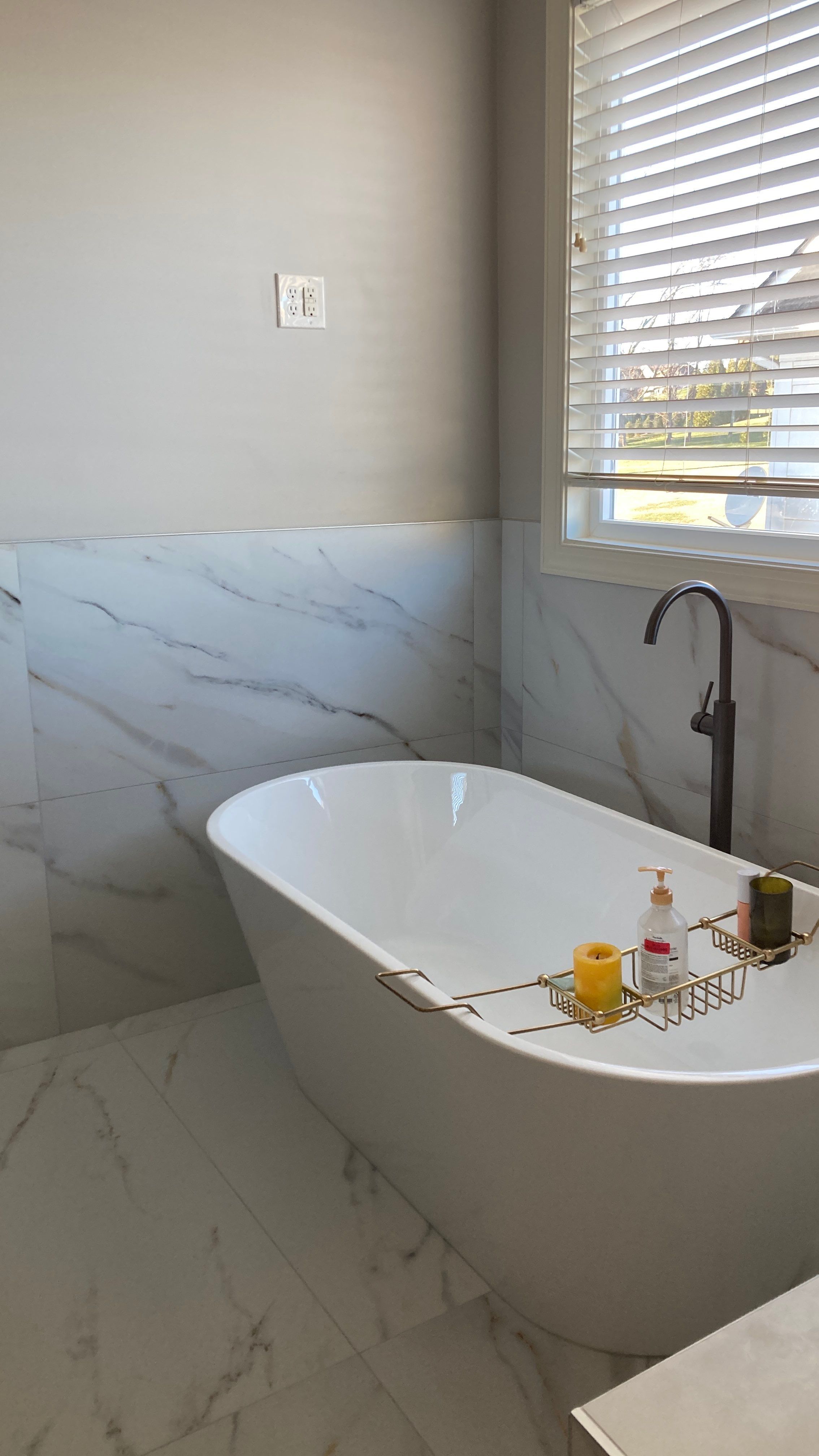 Tile Bath Remodel by Footprints Floors of Nashville