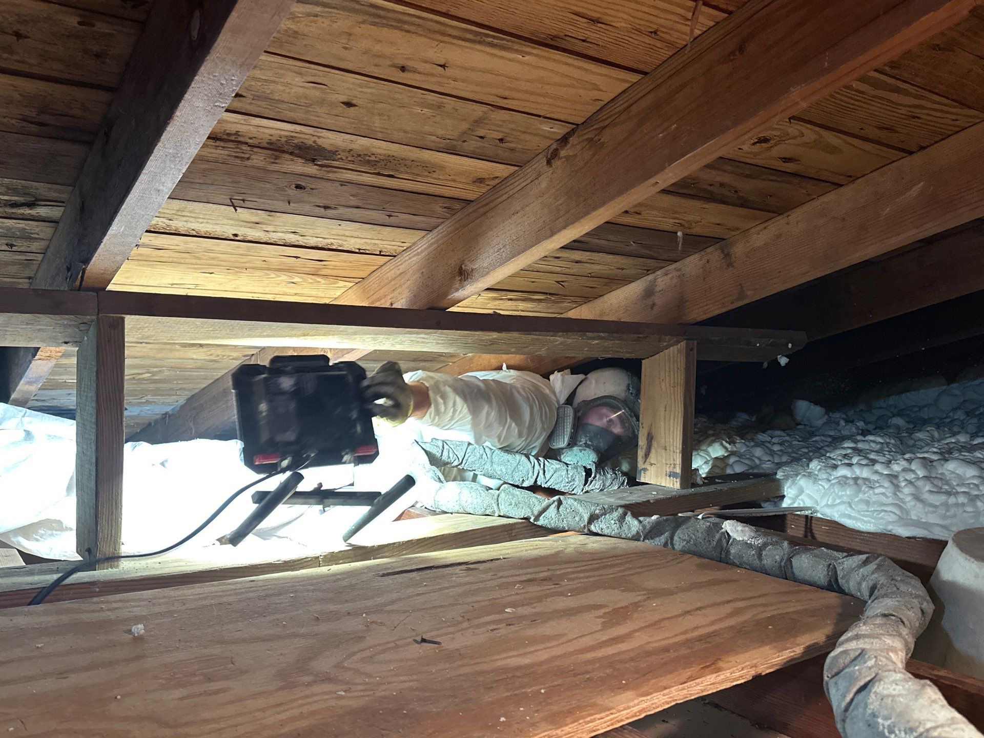 Open Cell to an Attic Flat by NYS Foam & Energy