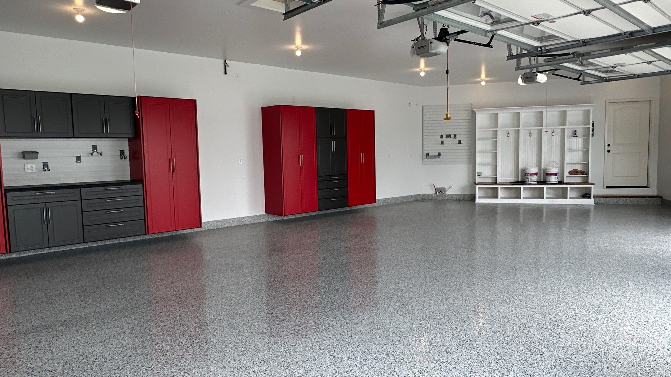 Louis P. transformed their garage into the garage of their dreams by Banner Garage