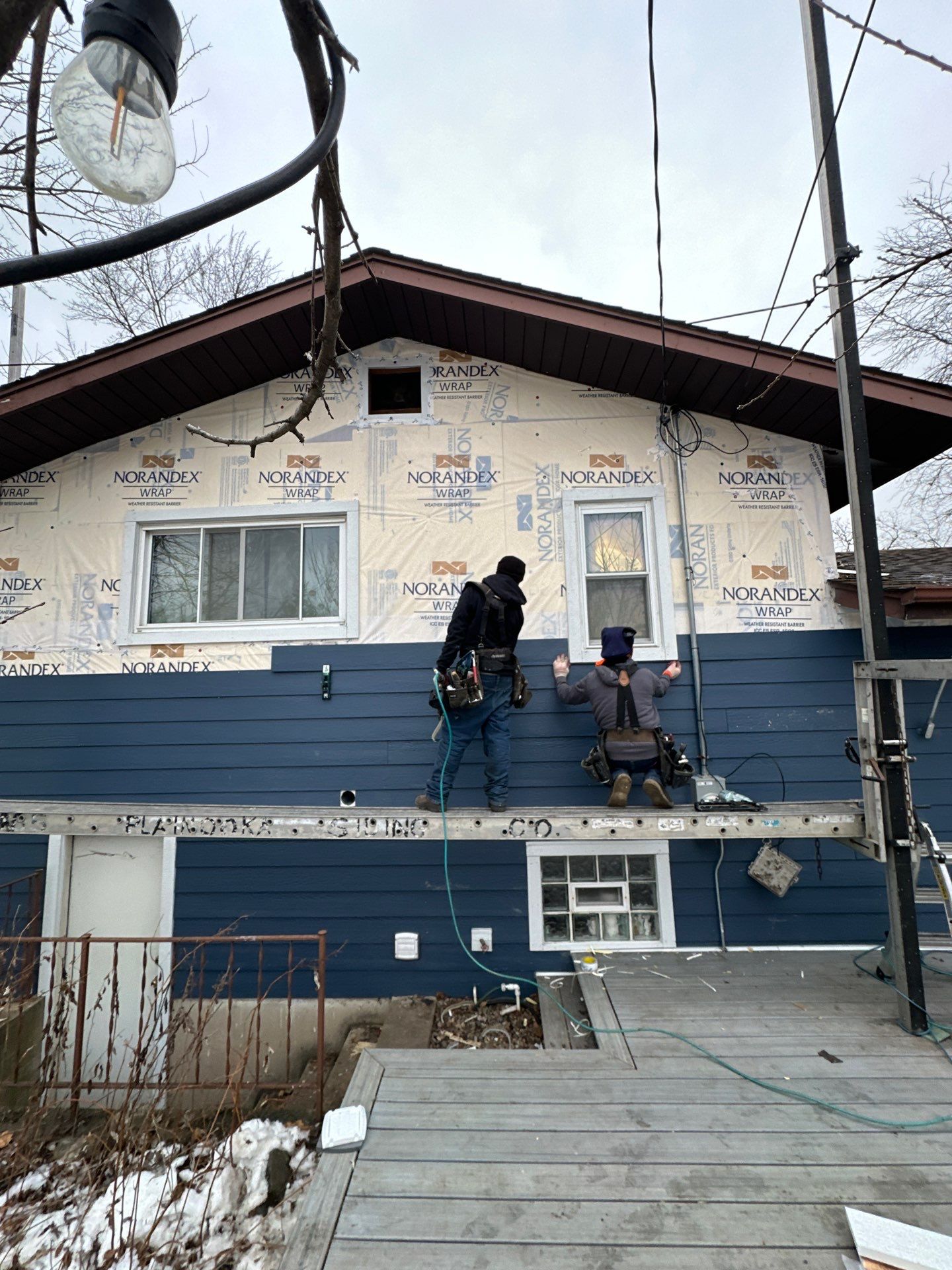 Siding Installation using LP Smartside  by Perfect Exteriors Inc. 