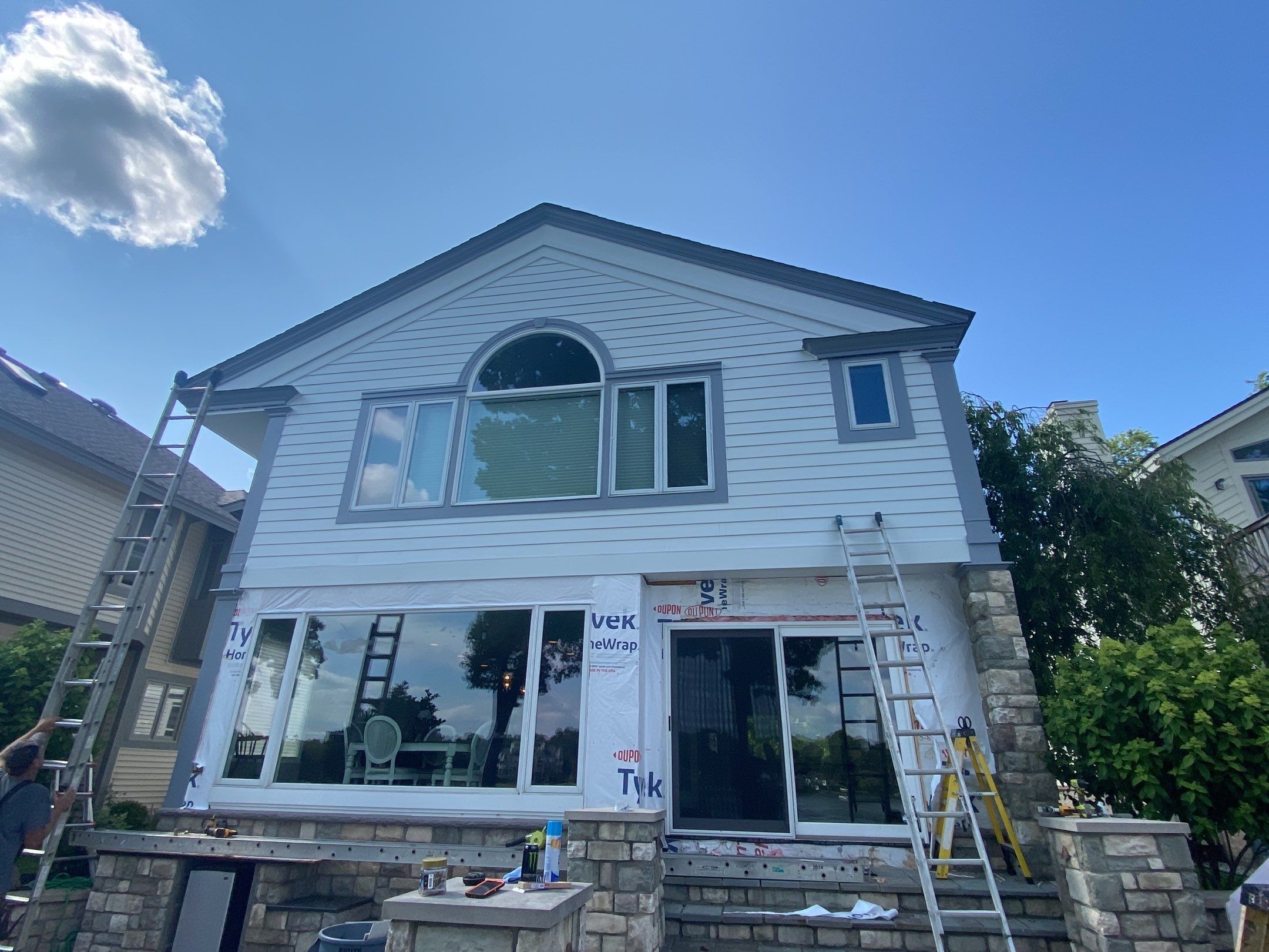 Siding Replacement using James Hardie Siding by 180 Contractors