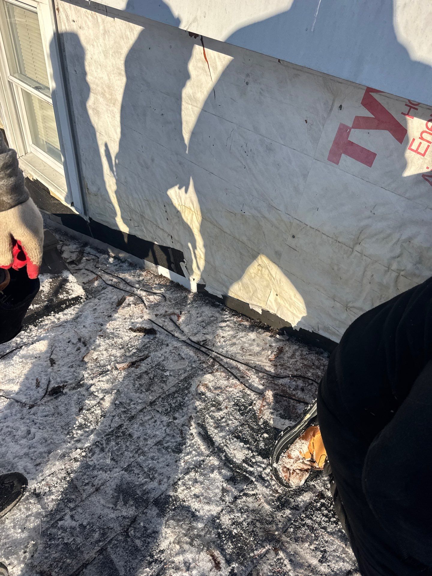 Ice Dam Removal, Snow Removal & Sidewall Flashing Repair in Acton, MA  by Mighty Dog Roofing of Greater Middlesex County