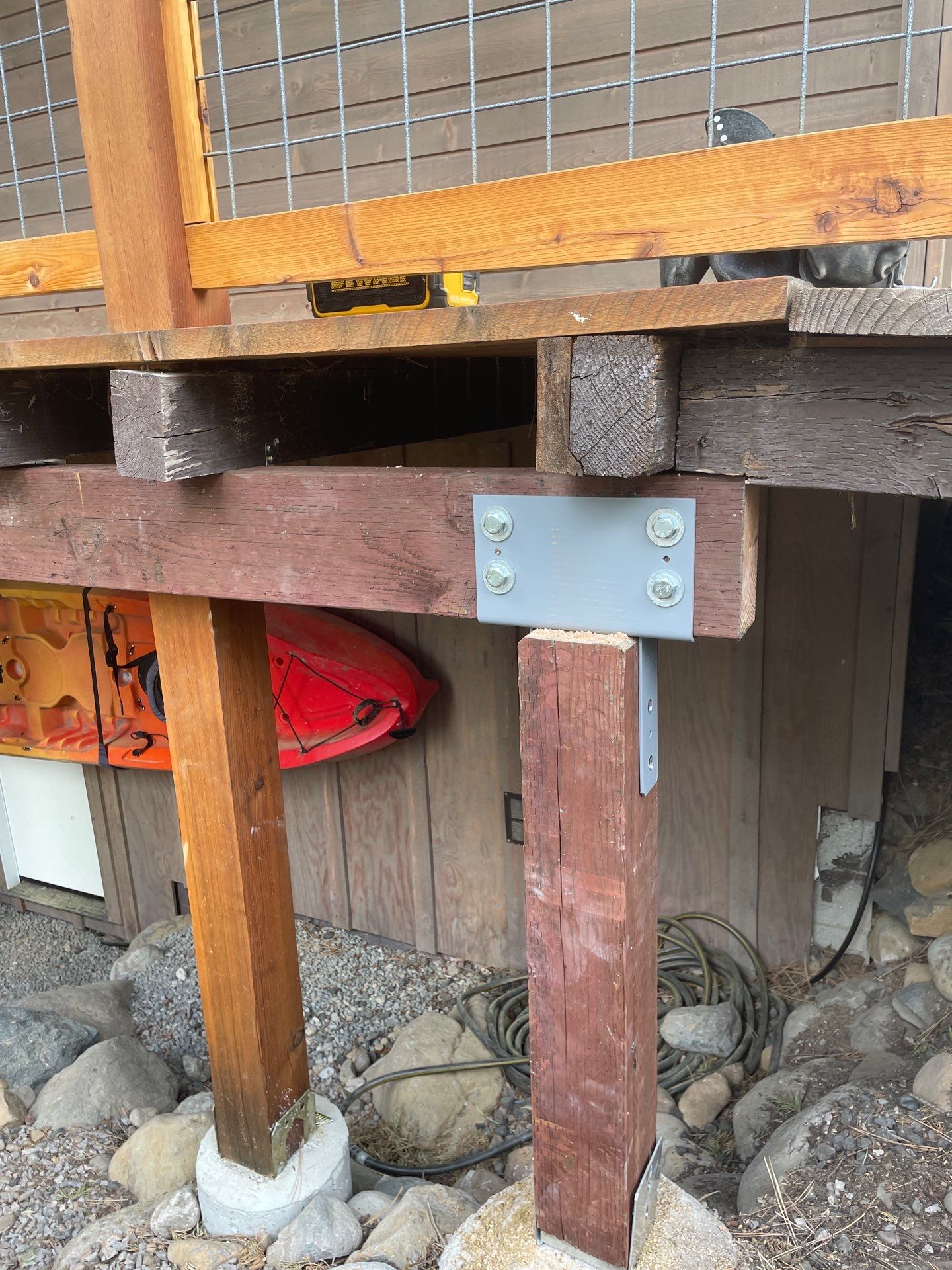 Gas Meter Shed/Walkway Remediation by The Tahoe Tradesman