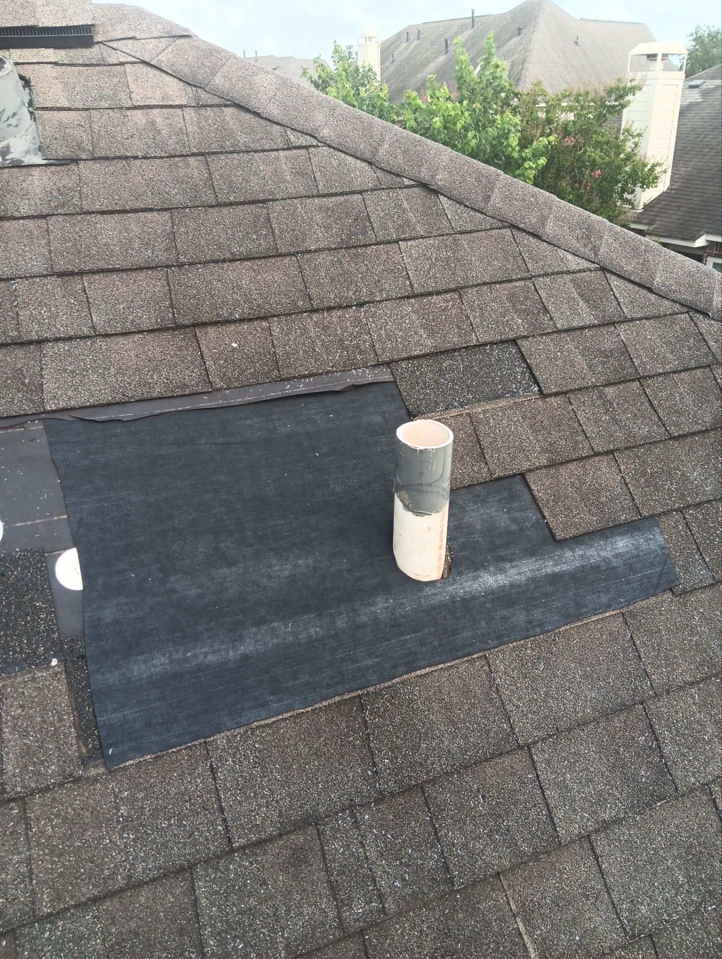 Hail Damage using Owen's Corning Duration (Lifetime) Shingles by Roof Repair Company