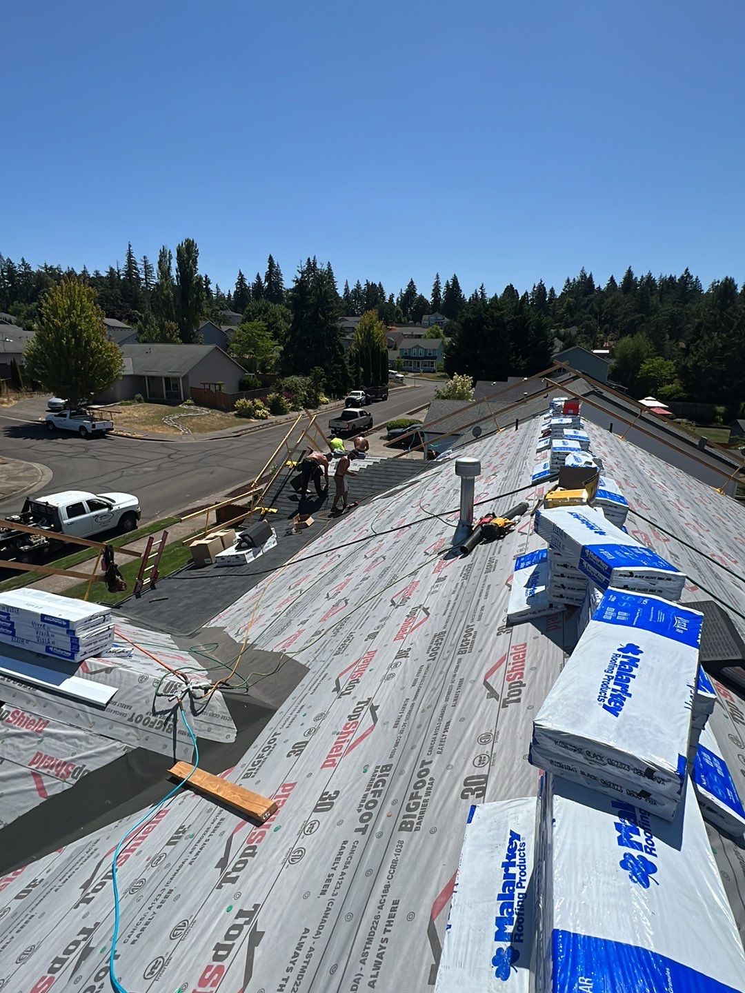 Residential Roofing Installation using Malarkey Highlander by Orezona Building & Roofing Company, Inc.