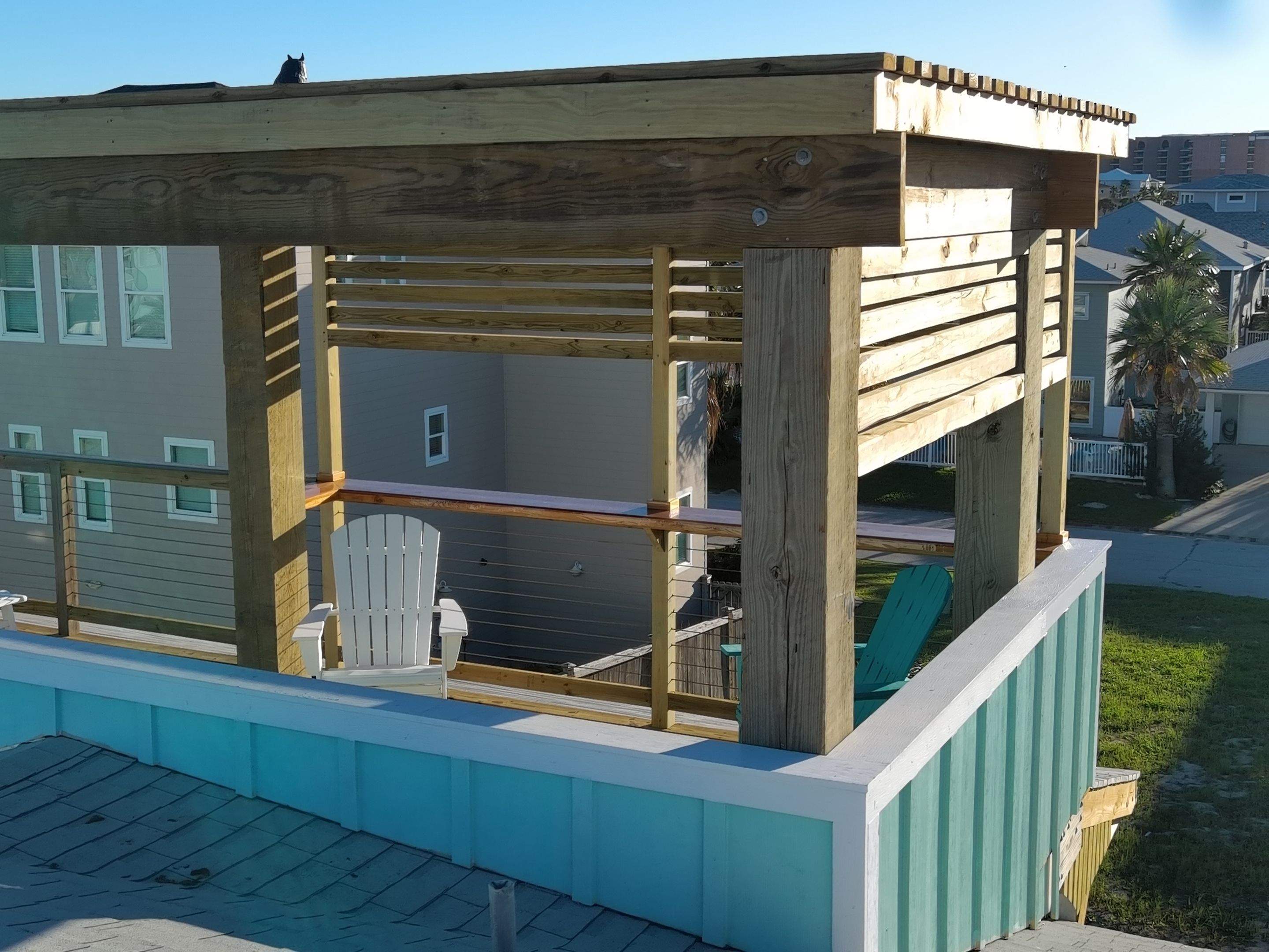 Roof Top Clubhouse on the Beach by Bayfront Roofing and Construction