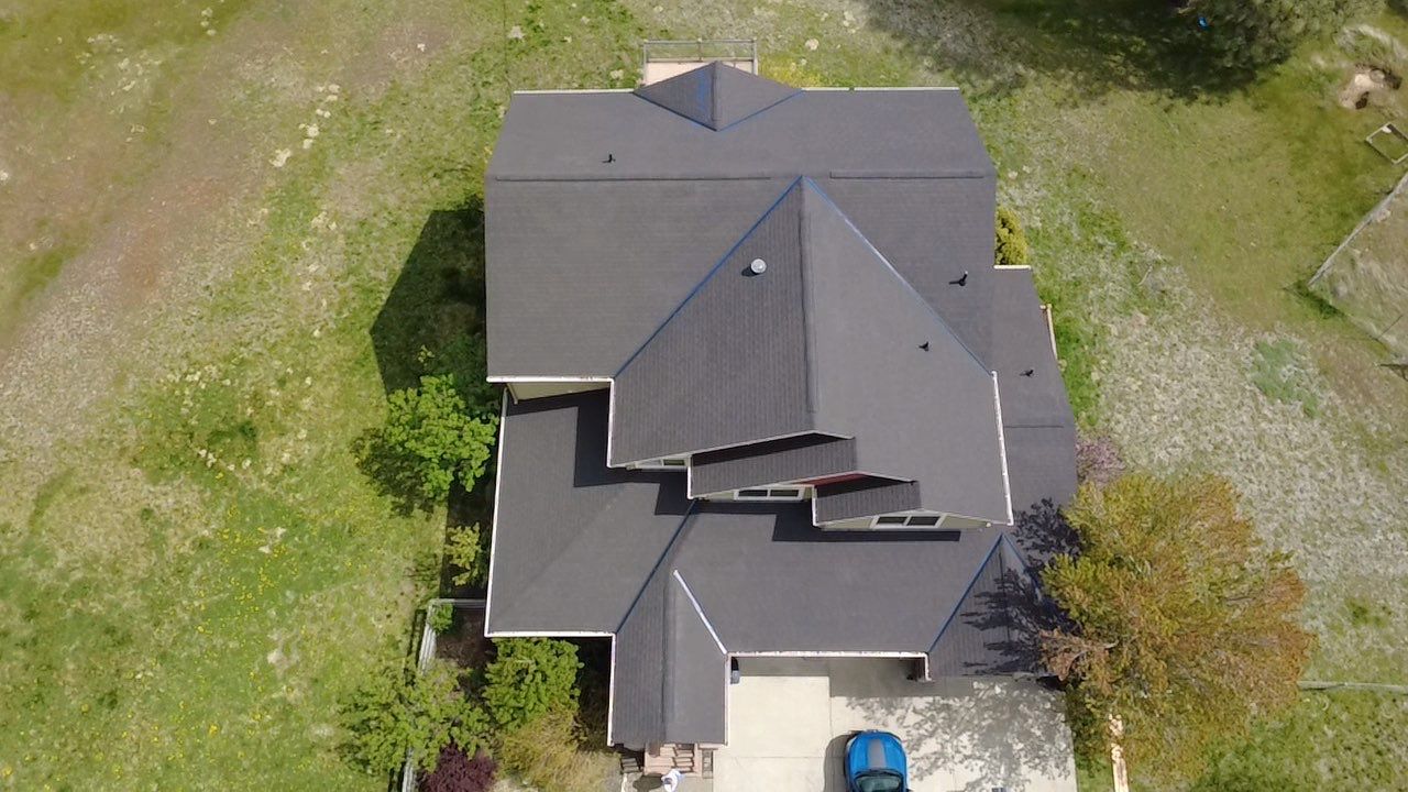 North Prairie Crest Rd Spokane Residential Roof Installation with CertainTeed Landmark Shingles by Alpine Roofing