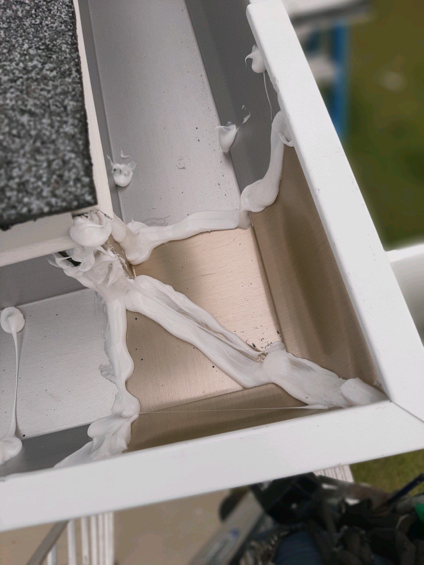 Seamless Gutter Installation using White K-Style Gutters by Gutter Professors