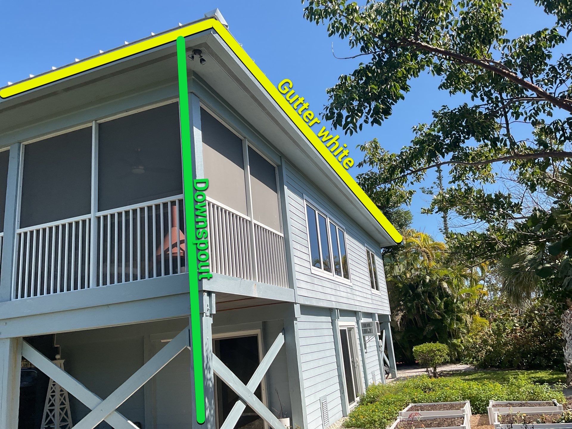 Gutters for Coastal Homes in Sanibel FL by Gutter Professors