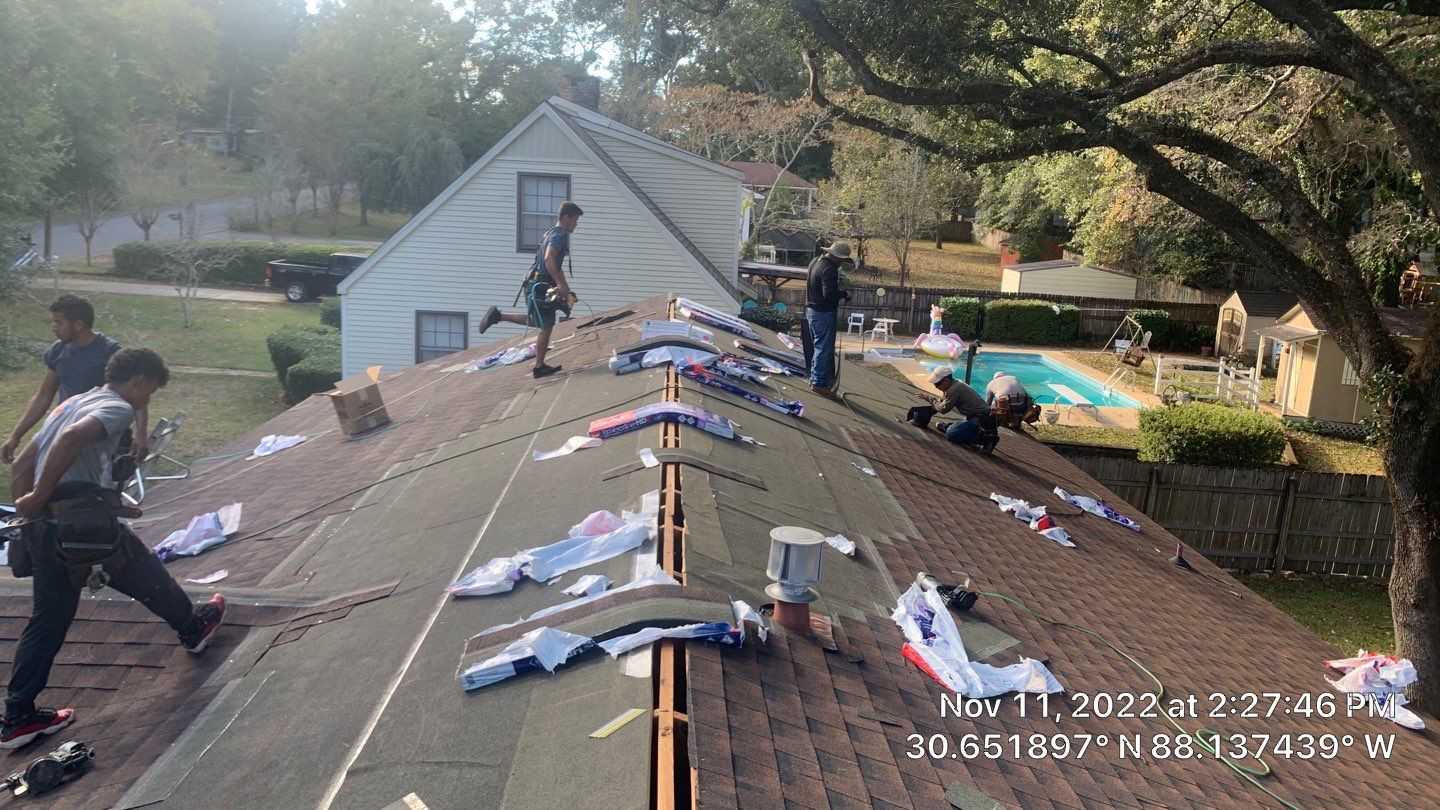 Residential Roofing Installation using Roof Replacement by American Roofing & Construction LLC