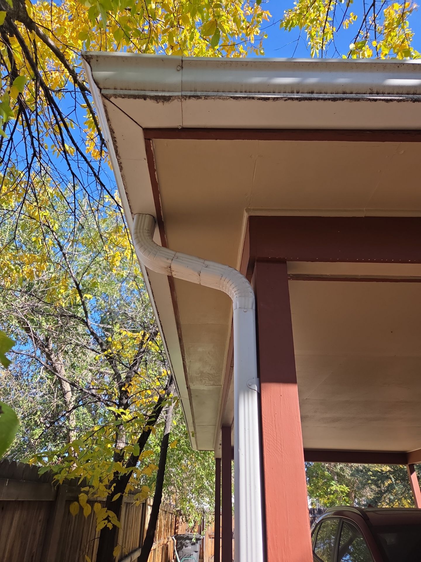 Gutter and Soffit repair by RTP Roofing Company